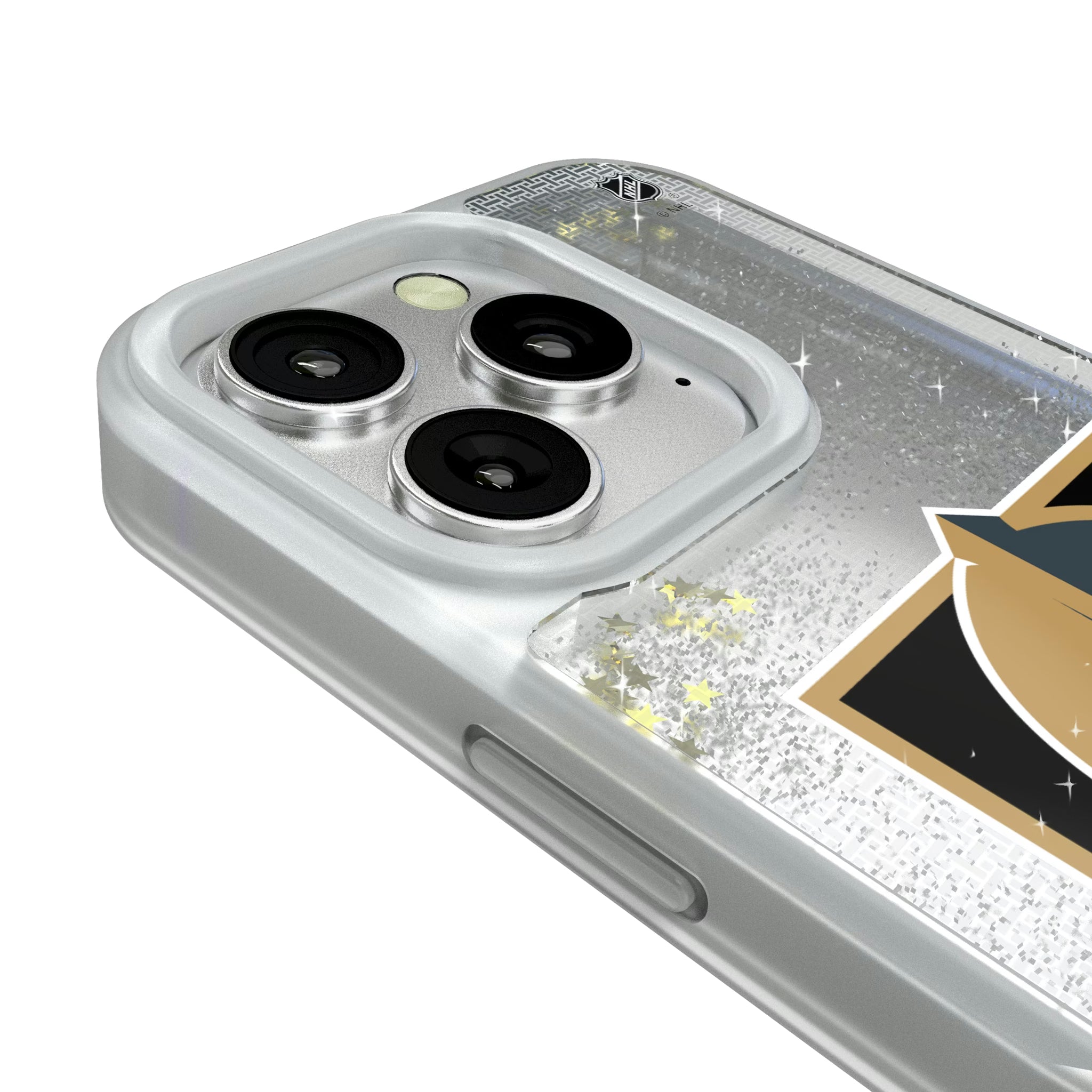 Vegas Golden Knights Linen iPhone Glitter Phone Case for Apple iPhone - Detail#Device_iPhone 16 Pro