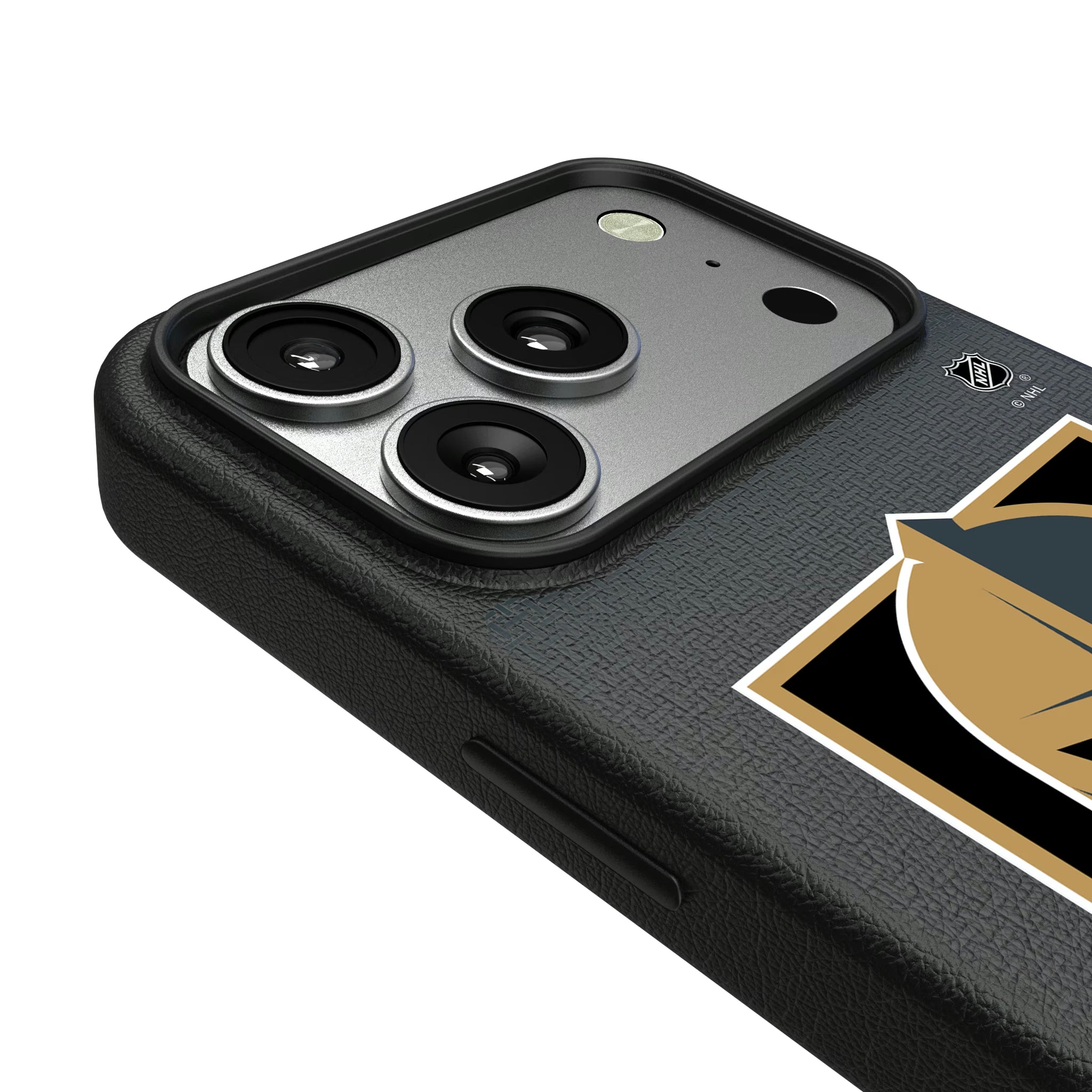 Vegas Golden Knights Linen iPhone MagSafe Compatible Phone Case for Apple iPhone - Detail#Device_iPhone 17 Pro