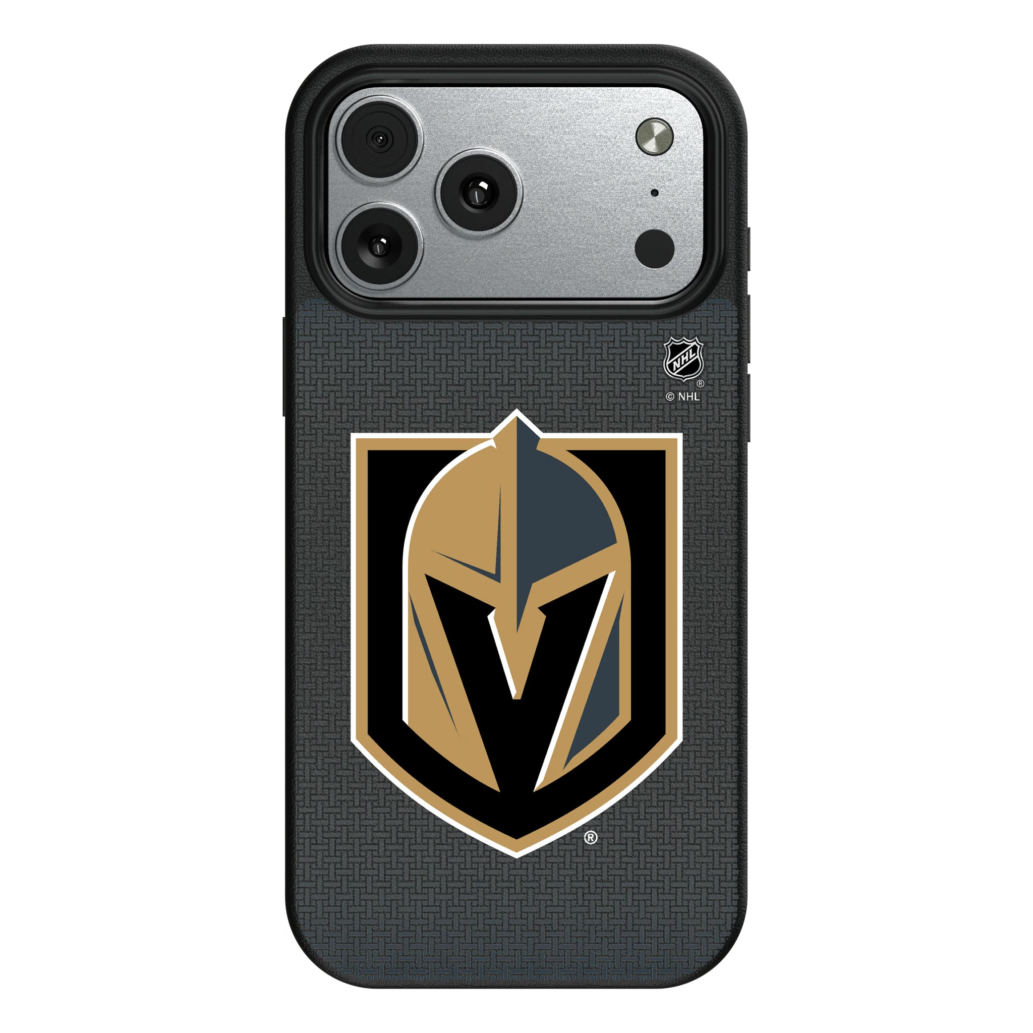 Vegas Golden Knights Linen iPhone MagSafe Compatible Phone Case for Apple iPhone#Device_iPhone 17 Pro Max