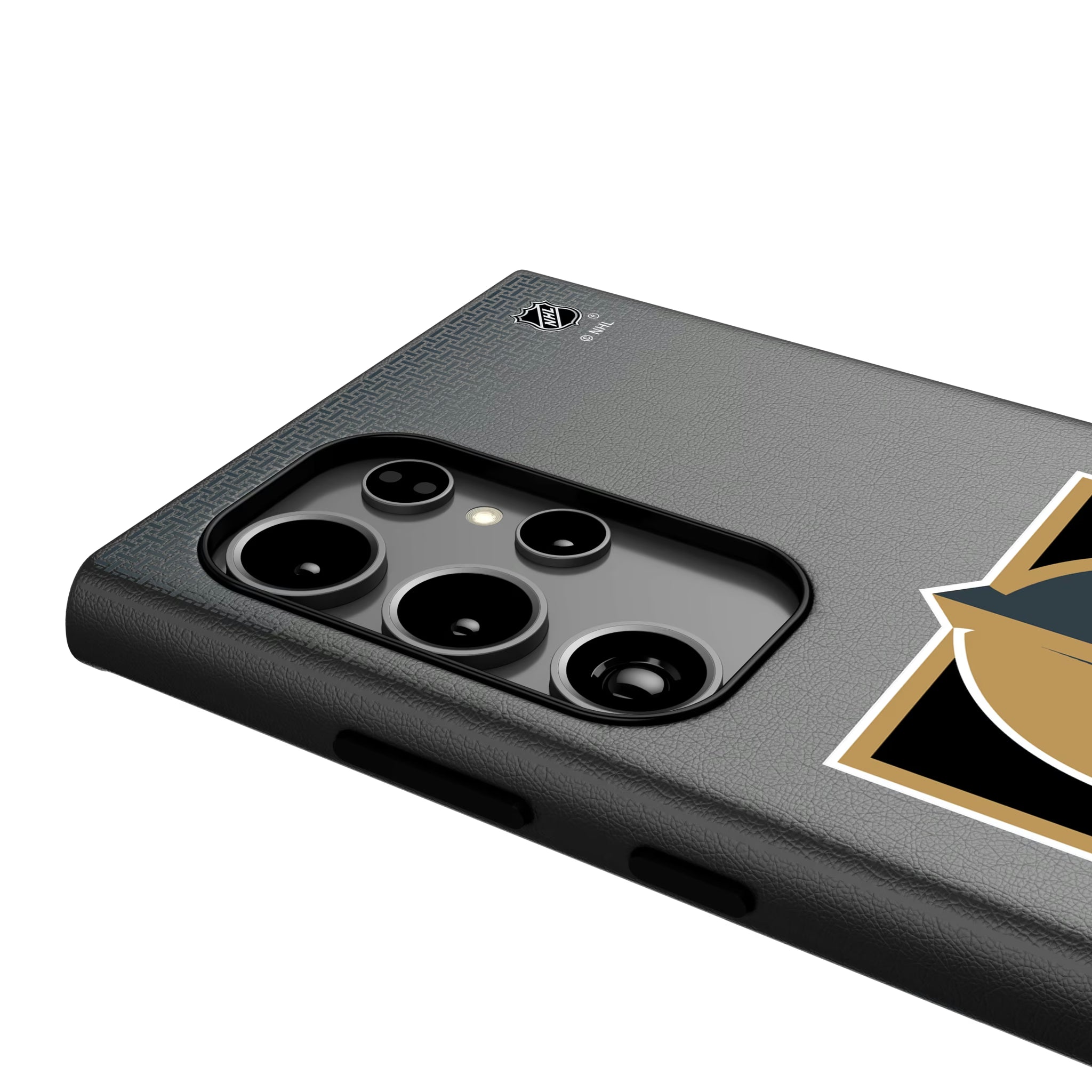 Vegas Golden Knights Linen Galaxy MagSafe Compatible Phone Case for Samsung Galaxy - Detail