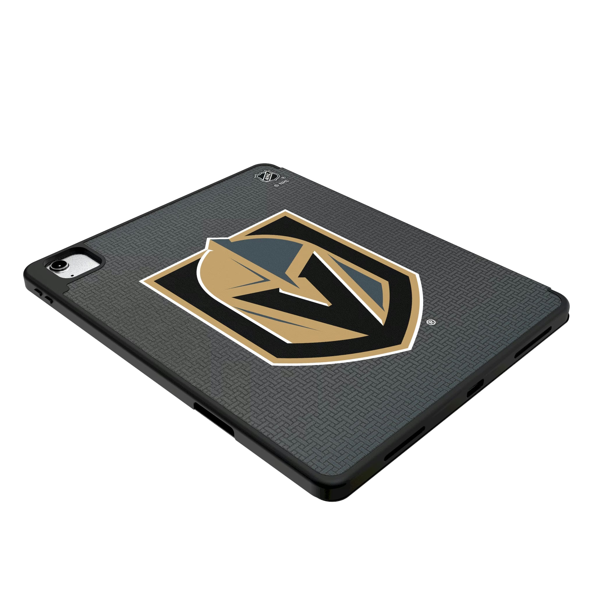 Vegas Golden Knights Linen iPad Tablet Case for Apple iPad - Isometric View