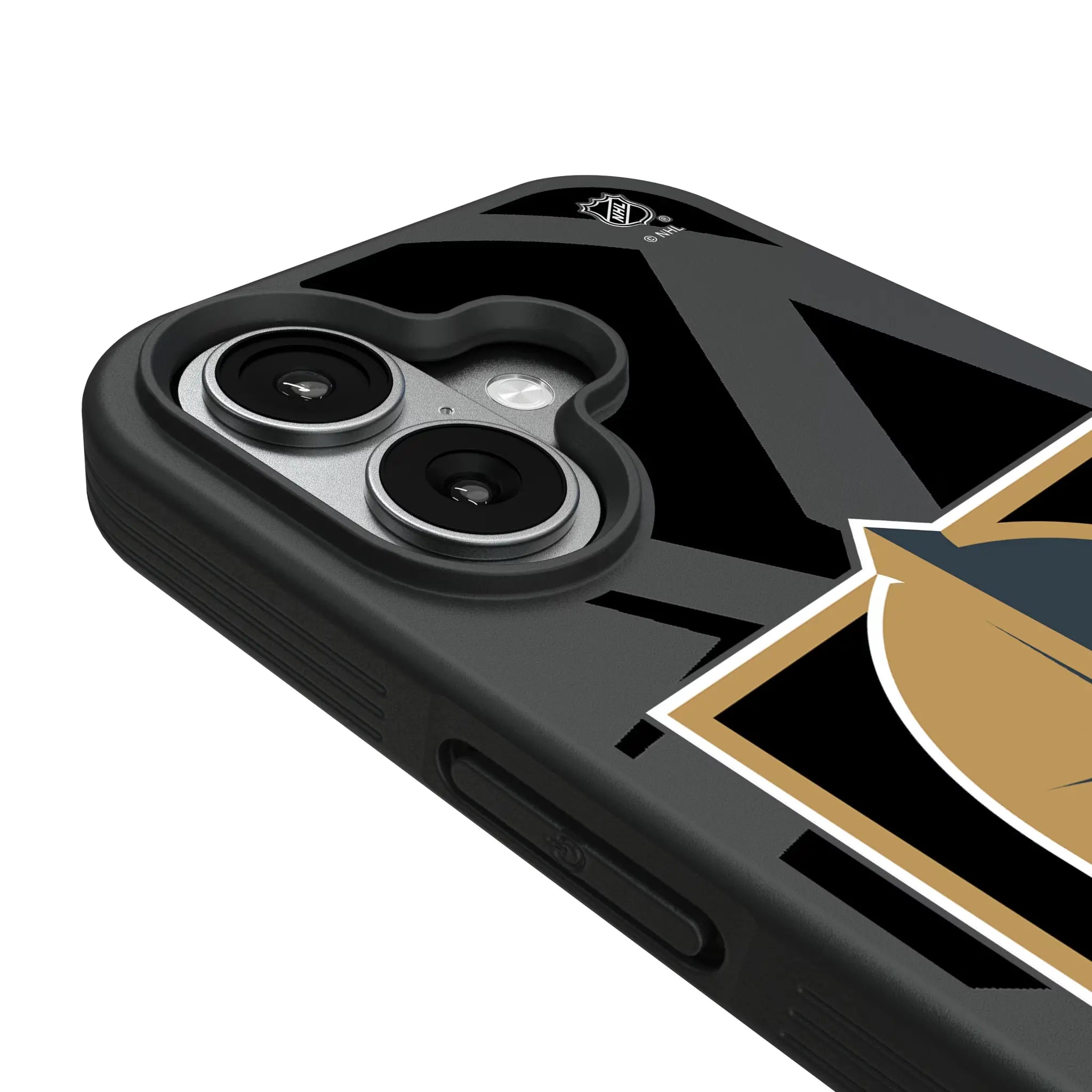 Vegas Golden Knights Monocolor Tilt iPhone Bump Phone Case for Apple iPhone - Detail#Device_iPhone 17