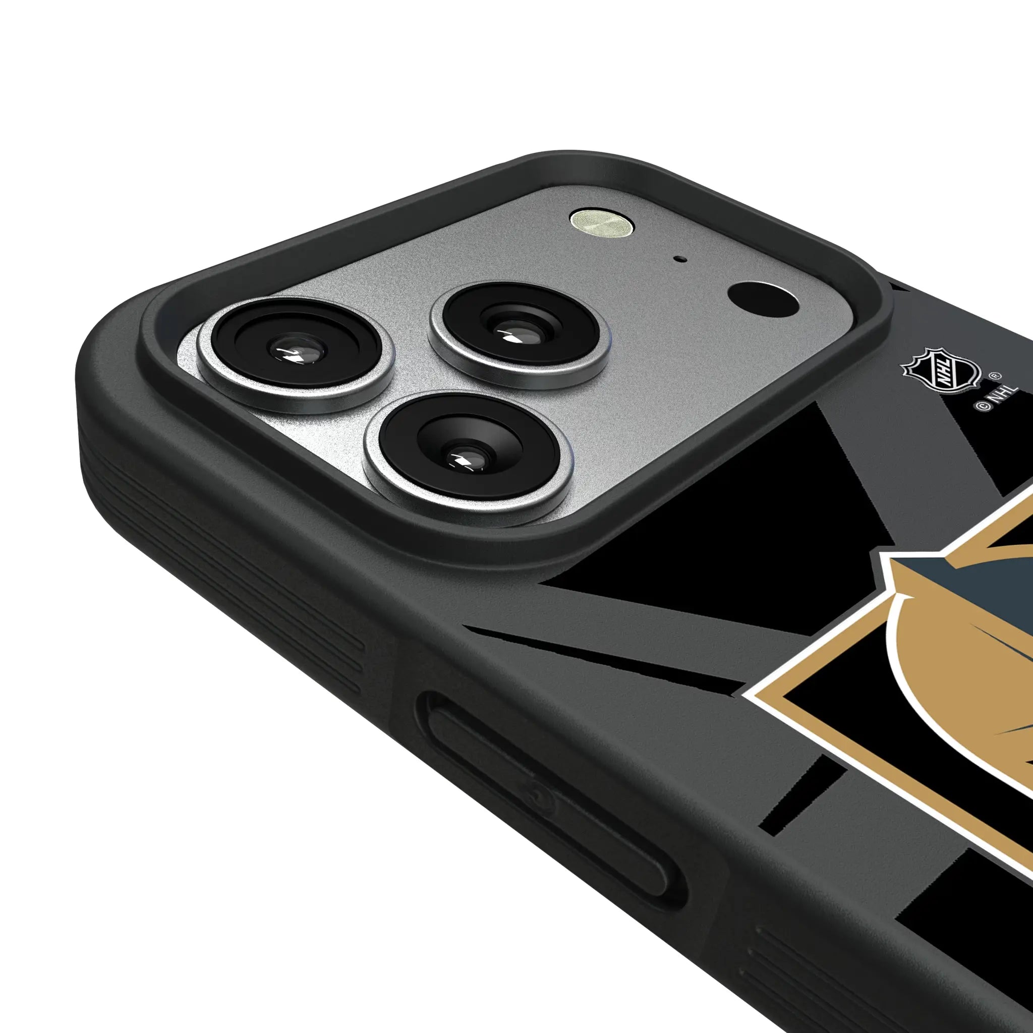 Vegas Golden Knights Monocolor Tilt iPhone Bump Phone Case for Apple iPhone - Detail#Device_iPhone 17 Pro