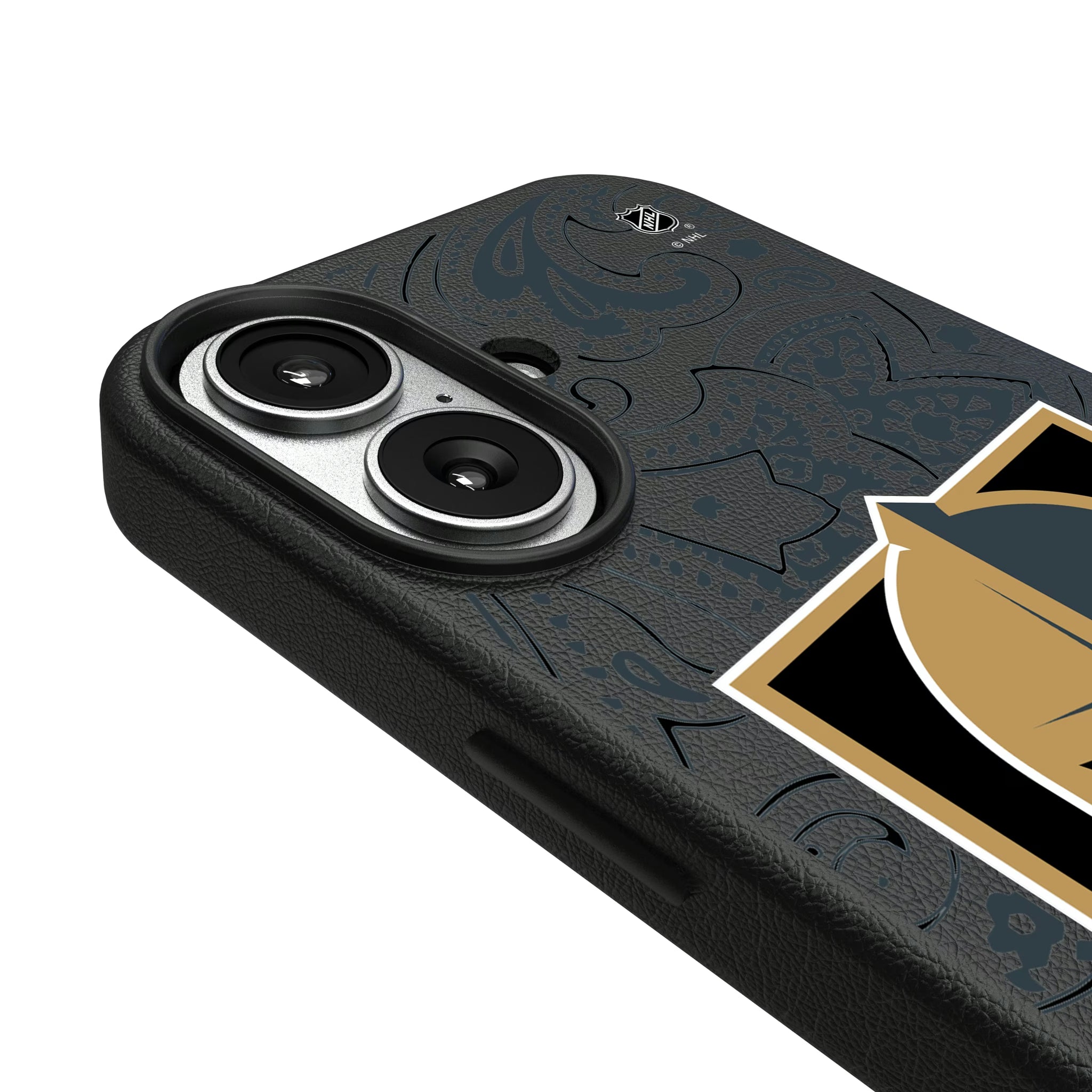 Vegas Golden Knights Paisley iPhone MagSafe Compatible Phone Case for Apple iPhone - Detail#Device_iPhone 17