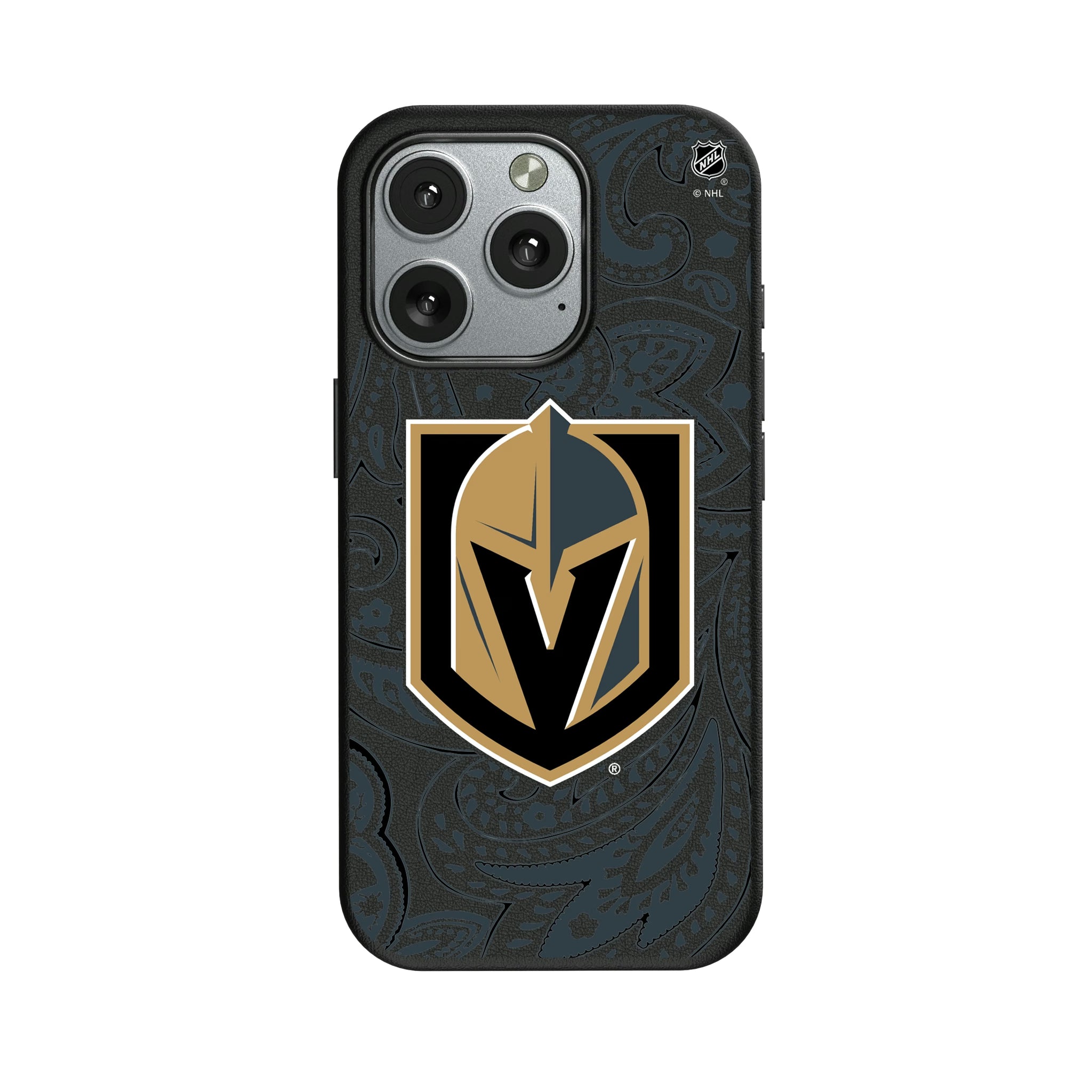 Vegas Golden Knights Paisley iPhone MagSafe Compatible Phone Case for Apple iPhone