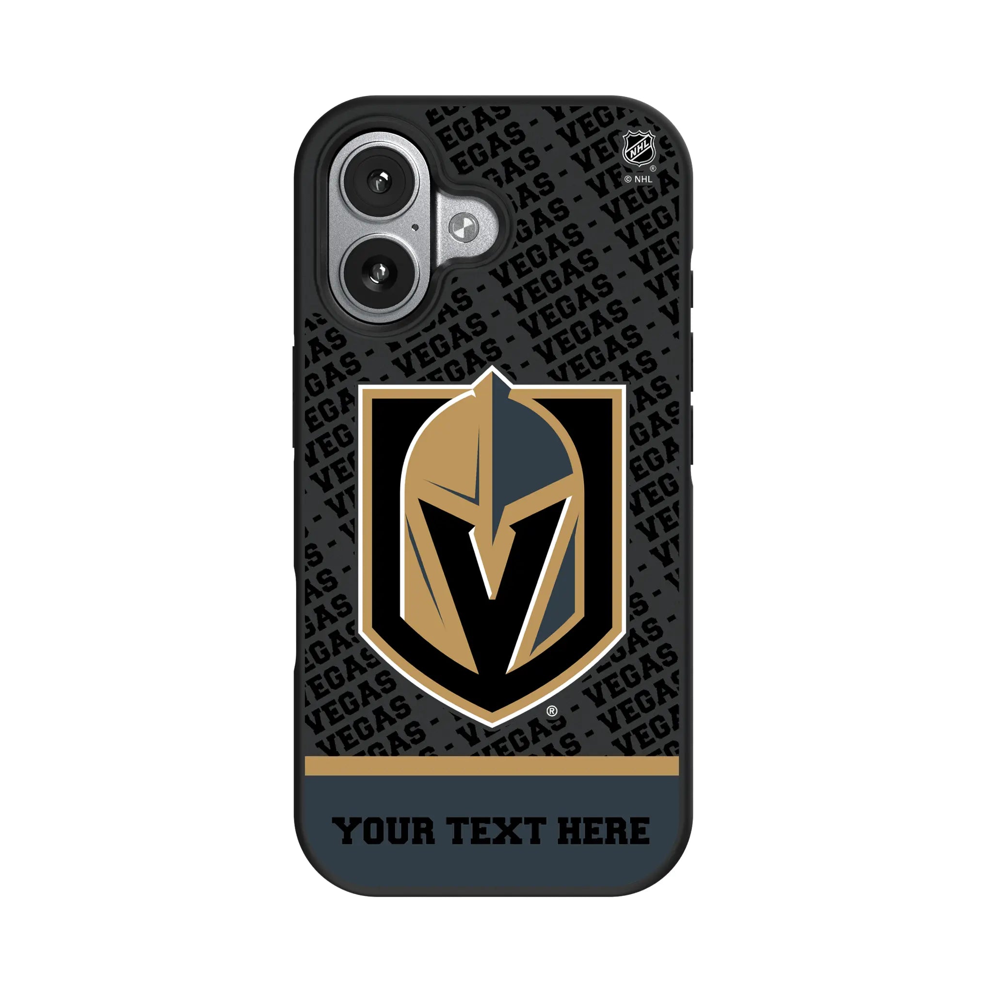 Vegas Golden Knights Personalized EndZone Plus iPhone Bump Phone Case for Apple iPhone#Device_iPhone 17