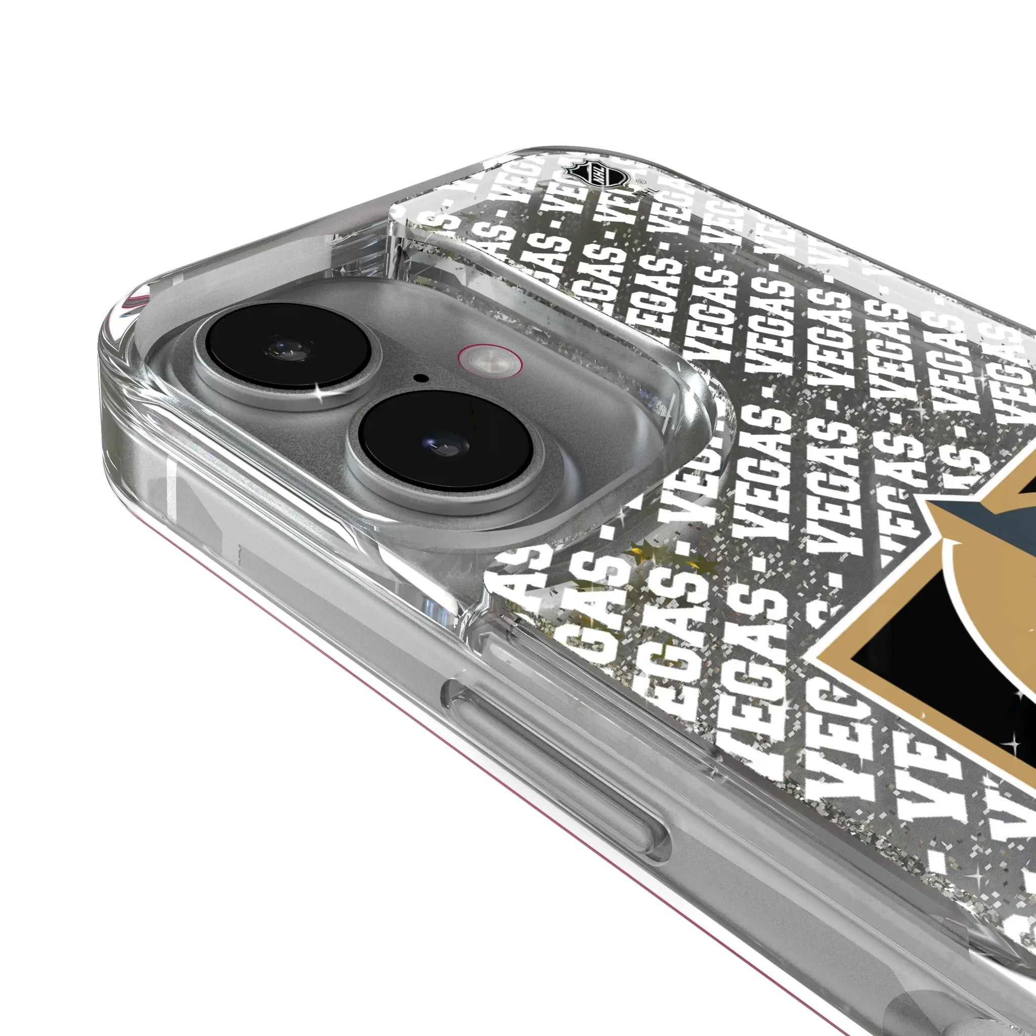 Vegas Golden Knights Personalized EndZone Plus iPhone Glitter Phone Case for Apple iPhone - Detail