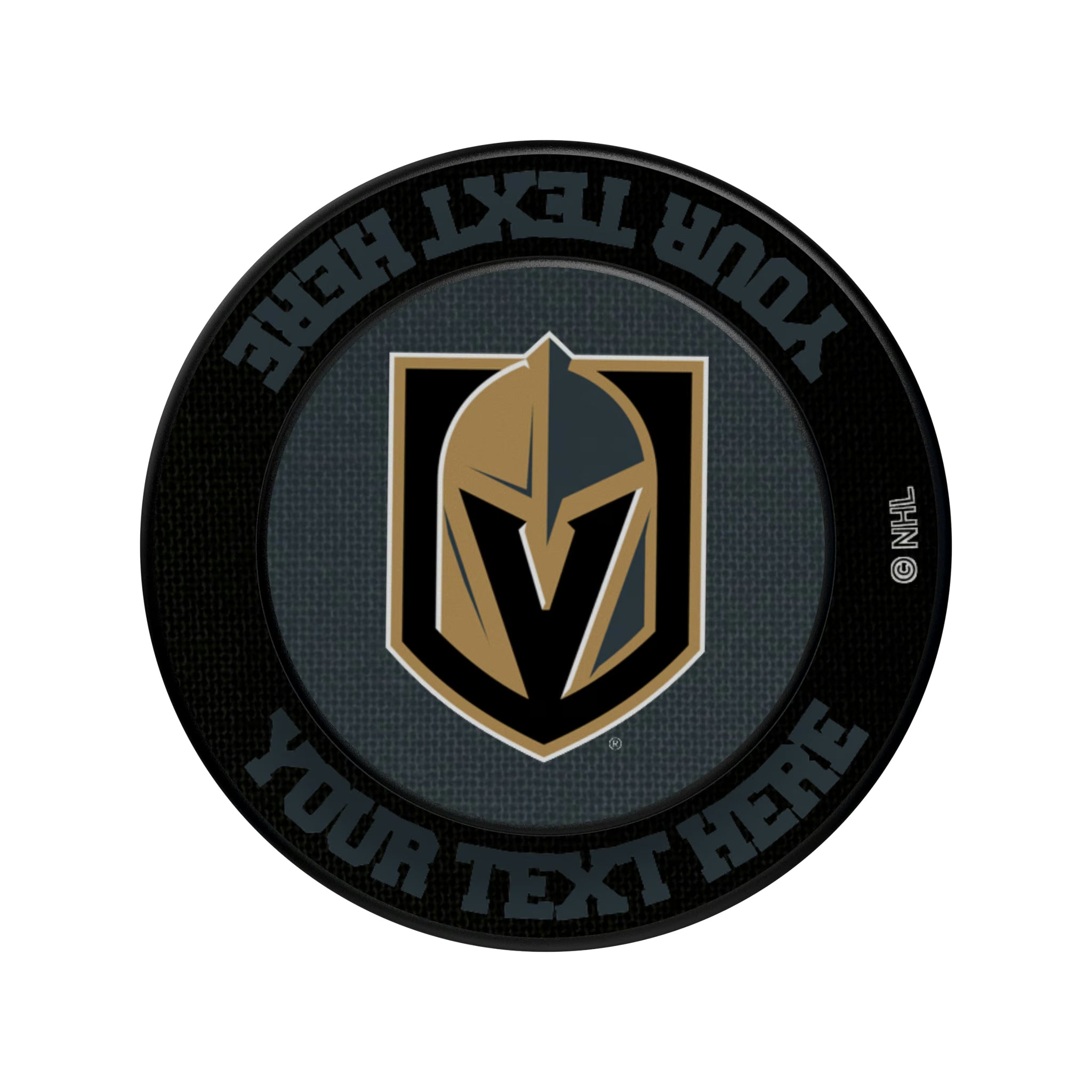 Vegas Golden Knights Personalized Endzone Solid Popsockets Round Magnetic