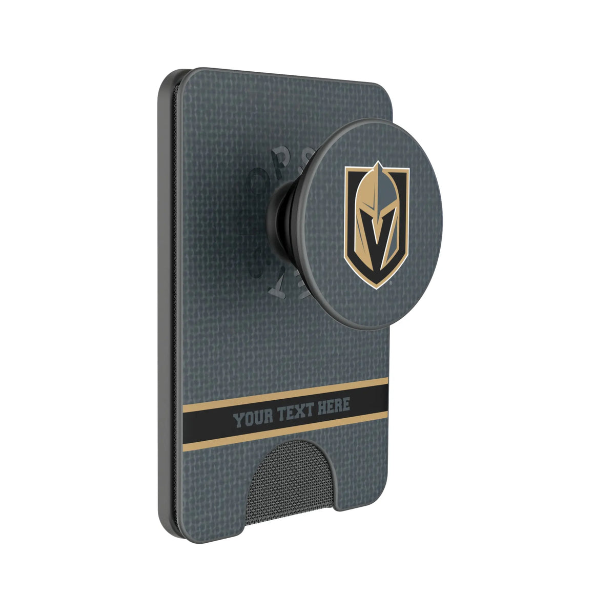 Vegas Golden Knights Personalized Endzone Solid Popsockets Wallet Magnetic