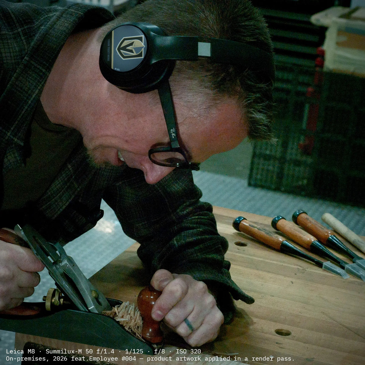 Vegas Golden Knights Personalized Endzone Solid Wireless Over-Ear Headphones With Case - Lifestyle