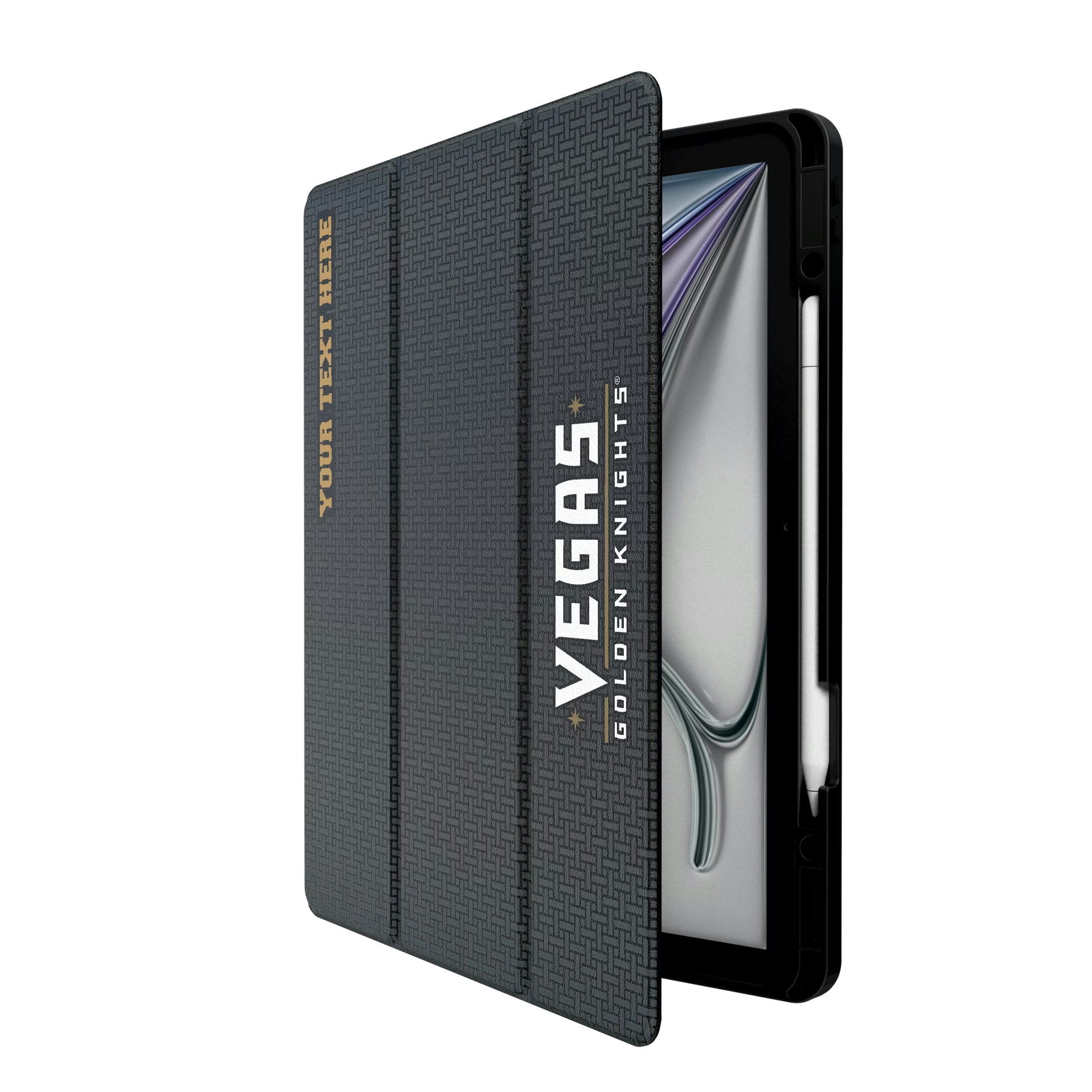 Vegas Golden Knights Personalized Linen iPad Tablet Case for Apple iPad