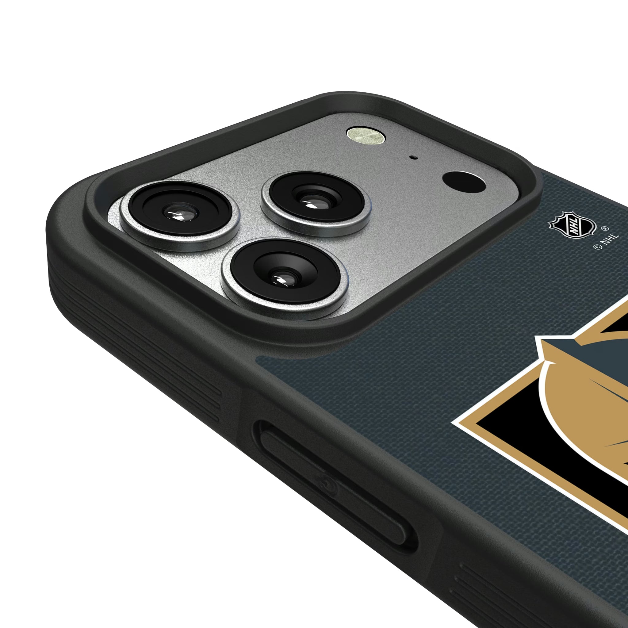 Vegas Golden Knights Personalized Stripe iPhone Bump Phone Case for Apple iPhone - Detail#Device_iPhone 17 Pro