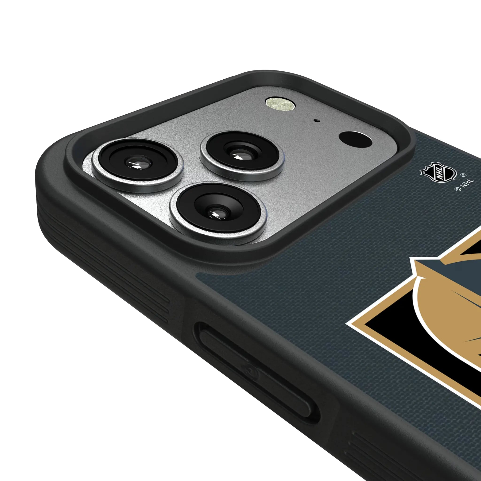 Vegas Golden Knights Personalized Stripe iPhone Bump Phone Case for Apple iPhone - Detail#Device_iPhone 17 Pro
