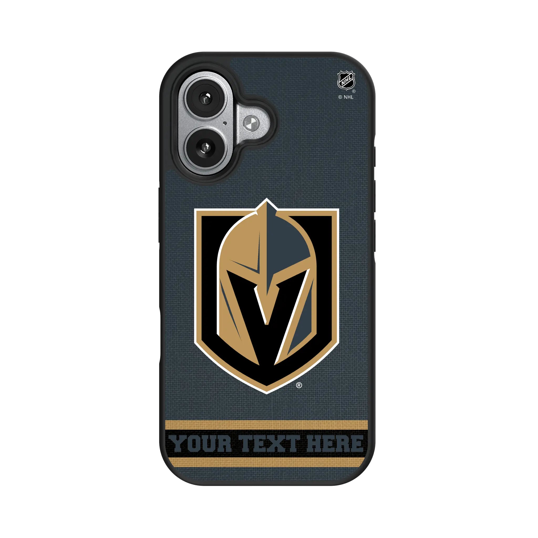 Vegas Golden Knights Personalized Stripe iPhone Bump Phone Case for Apple iPhone#Device_iPhone 17