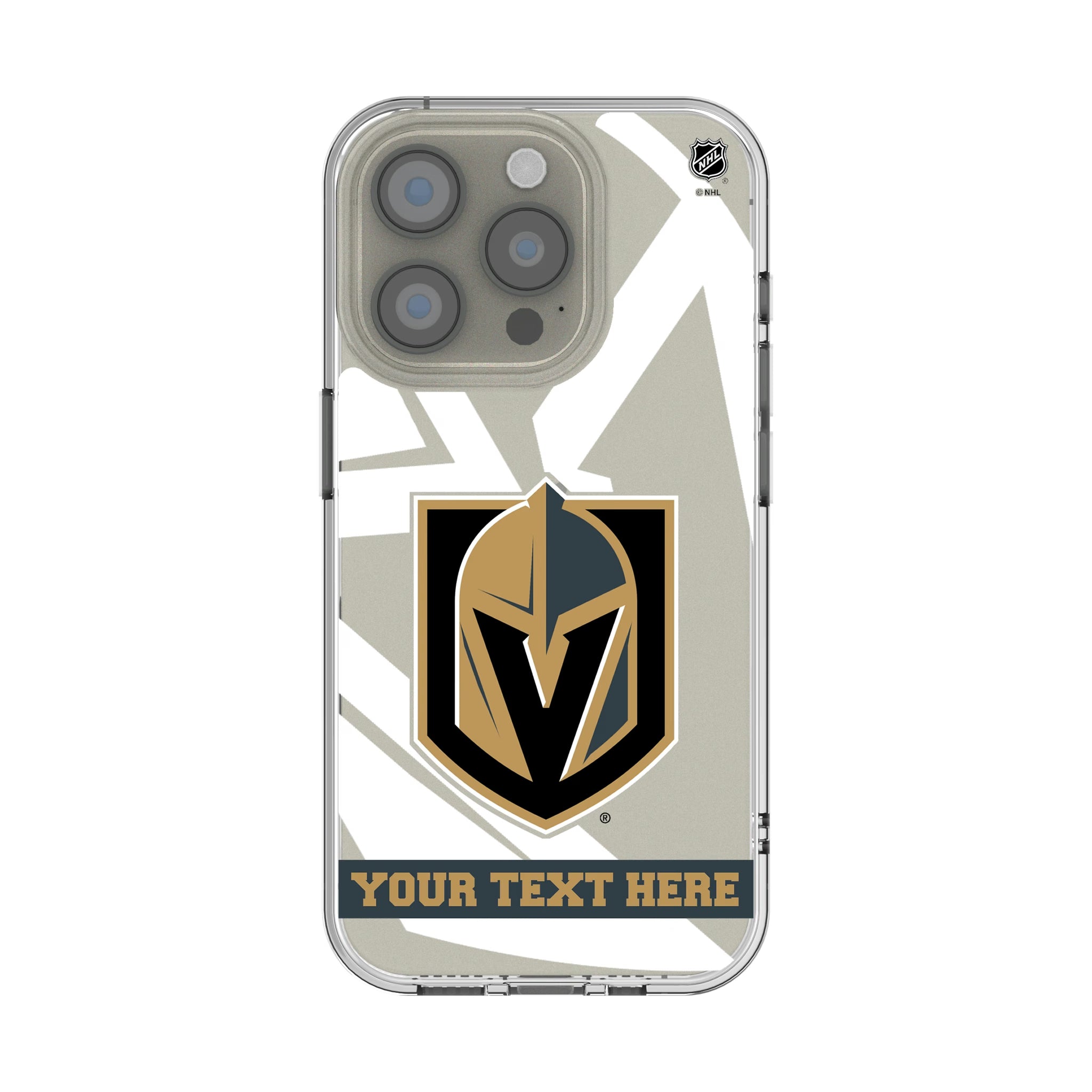 Vegas Golden Knights Personalized Tilt iPhone Clear Phone Case for Apple iPhone