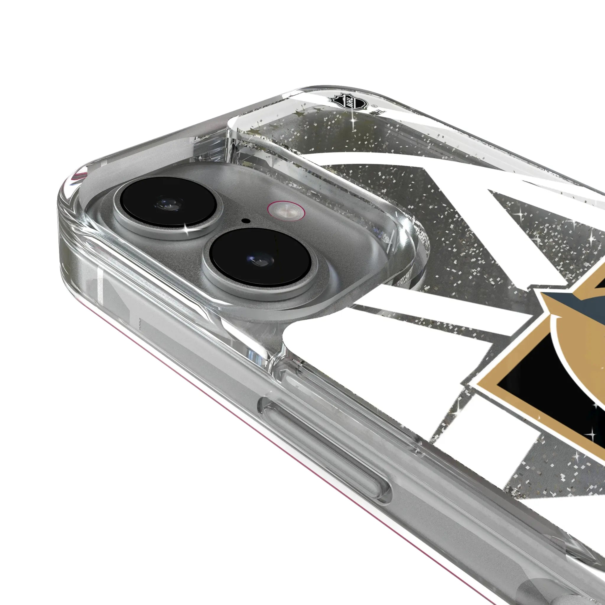 Vegas Golden Knights Personalized Tilt iPhone Glitter Phone Case for Apple iPhone - Detail