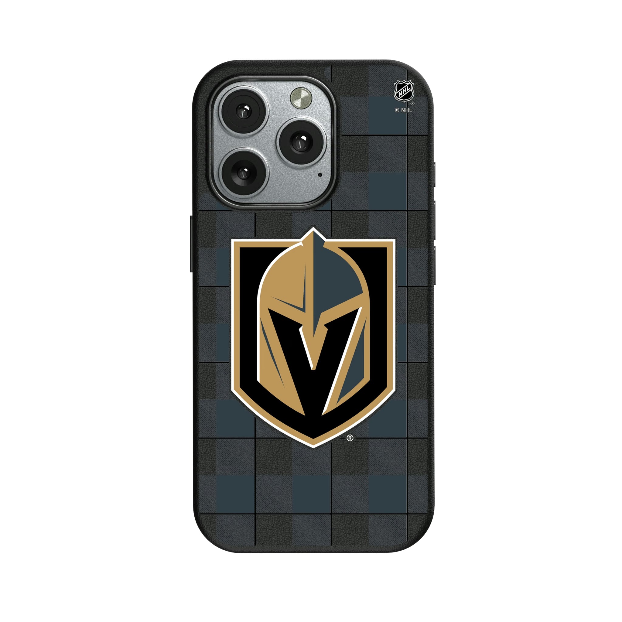 Vegas Golden Knights Plaid iPhone MagSafe Compatible Phone Case for Apple iPhone