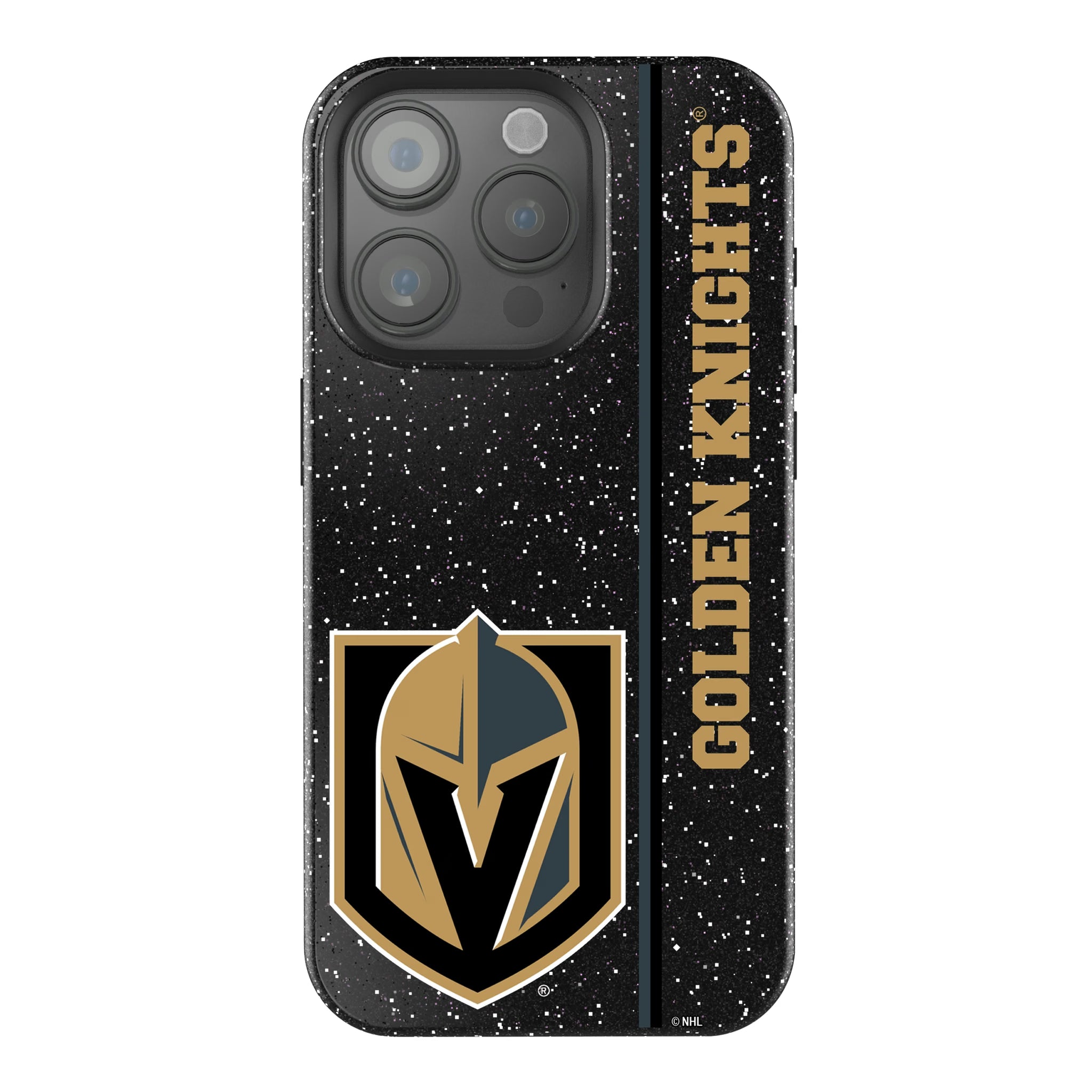 Vegas Golden Knights Sidebar iPhone Bling Phone Case for Apple iPhone
