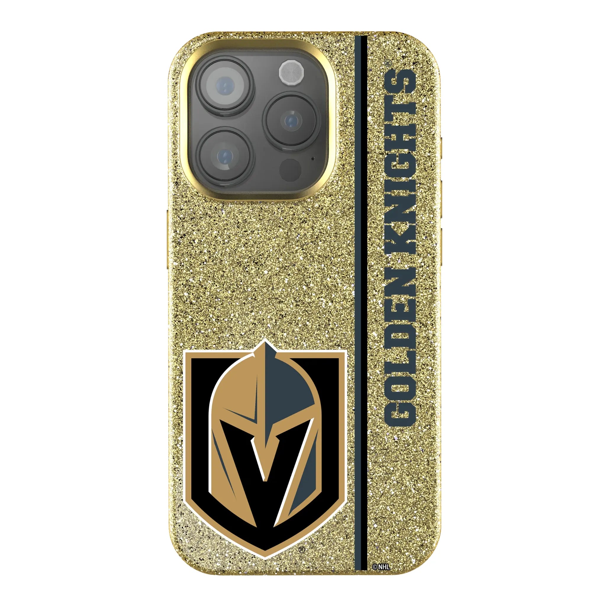 Vegas Golden Knights Sidebar iPhone Bling Phone Case for Apple iPhone