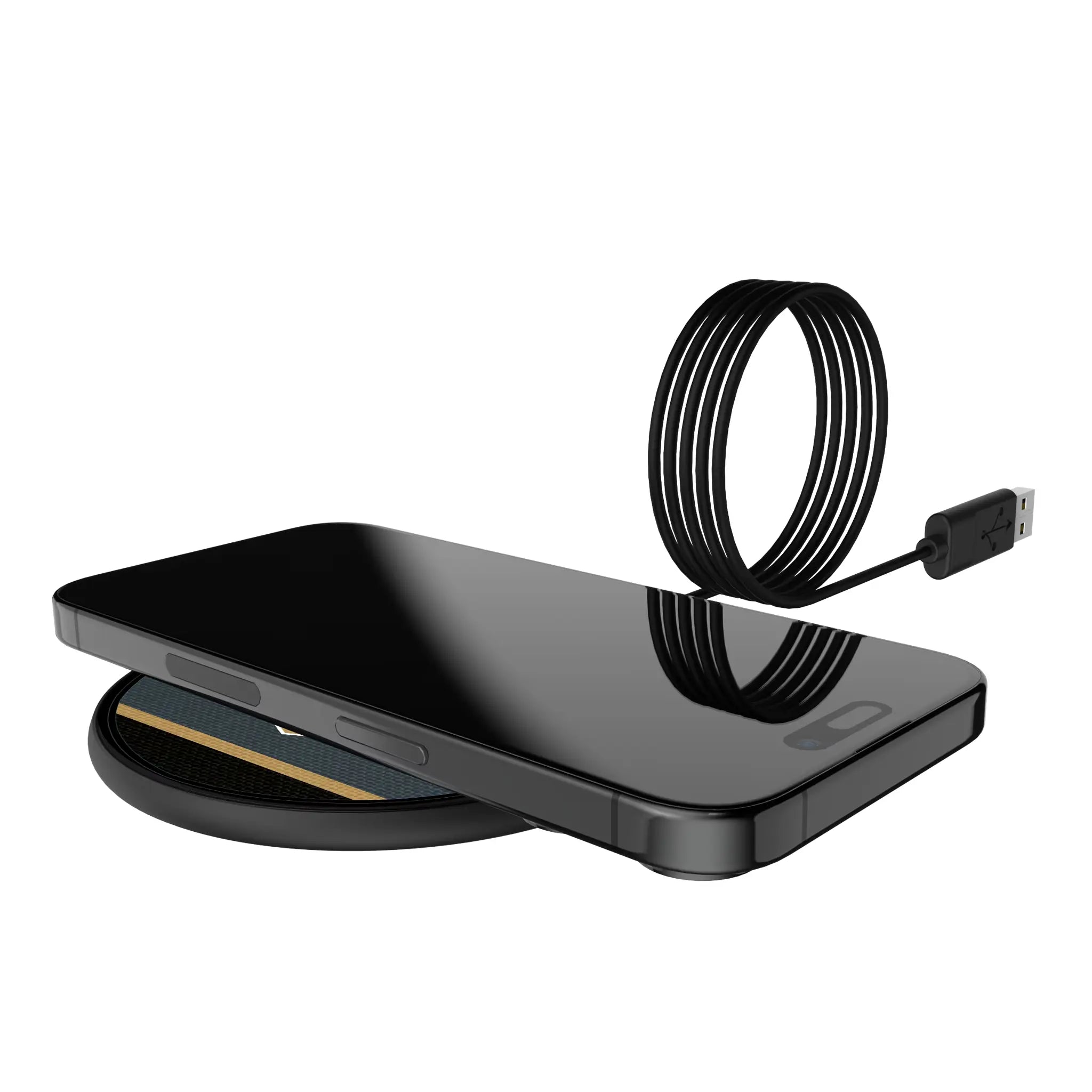 Vegas Golden Knights Stripe 15-Watt Wireless Charger - Lifestyle