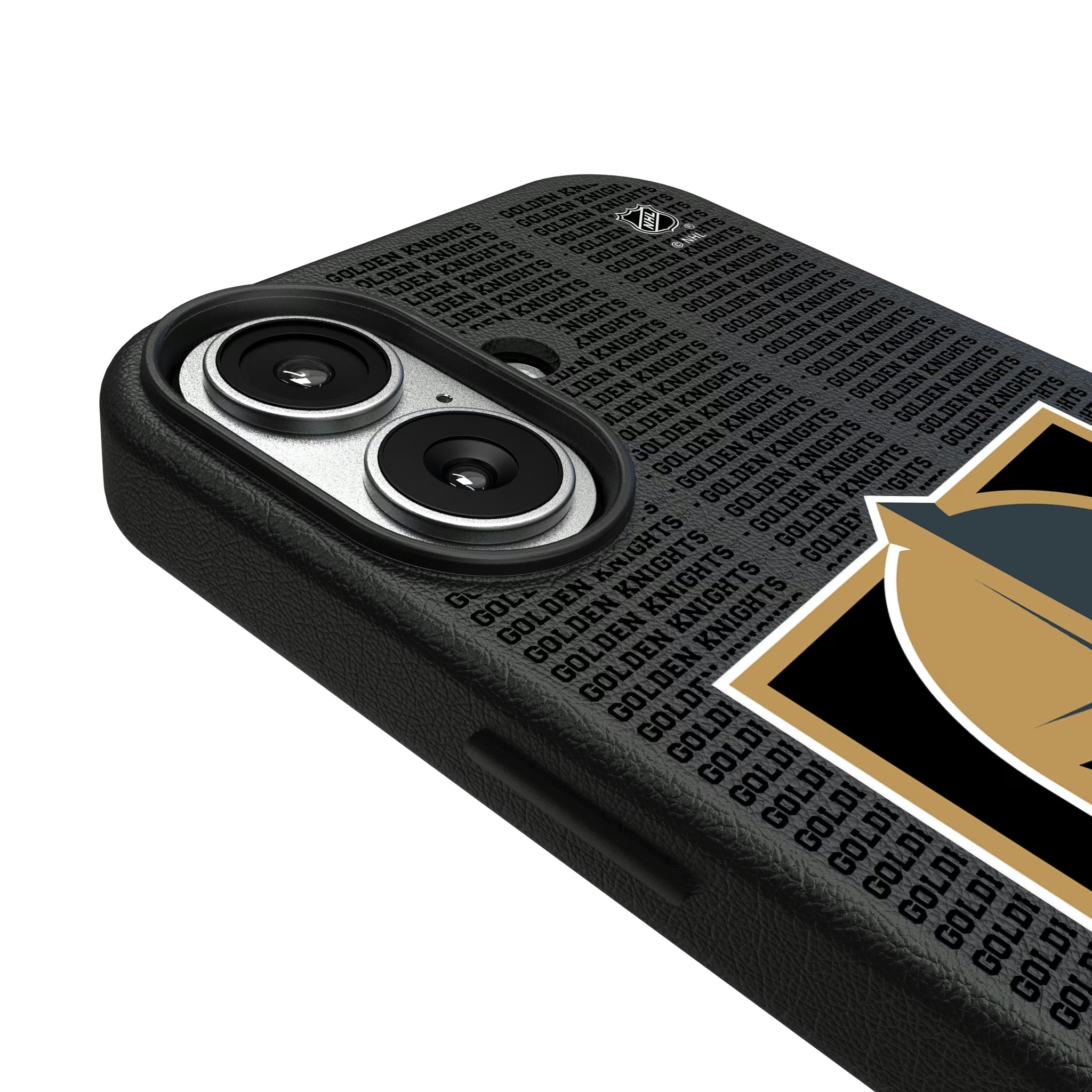 Vegas Golden Knights Text Backdrop iPhone MagSafe Compatible Phone Case for Apple iPhone - Detail#Device_iPhone 17