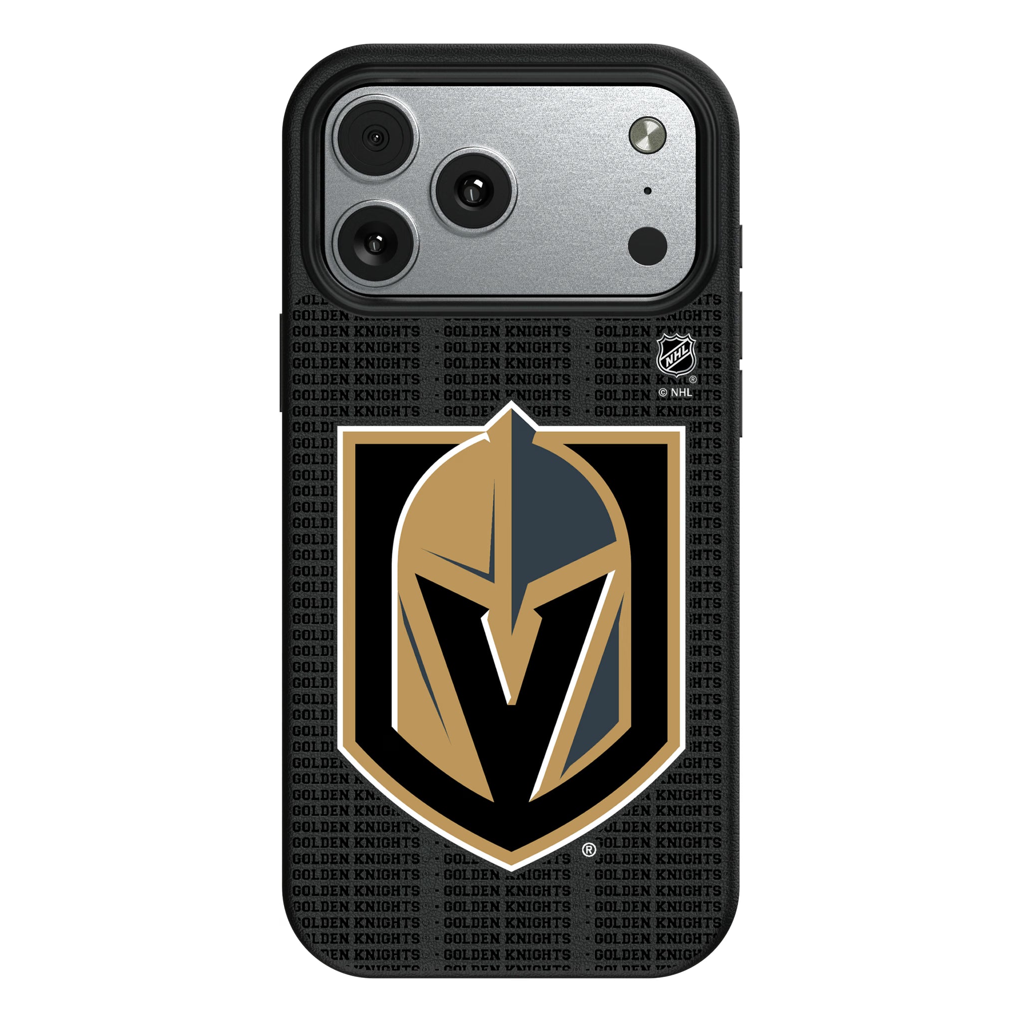 Vegas Golden Knights Text Backdrop iPhone MagSafe Compatible Phone Case for Apple iPhone#Device_iPhone 17 Pro Max