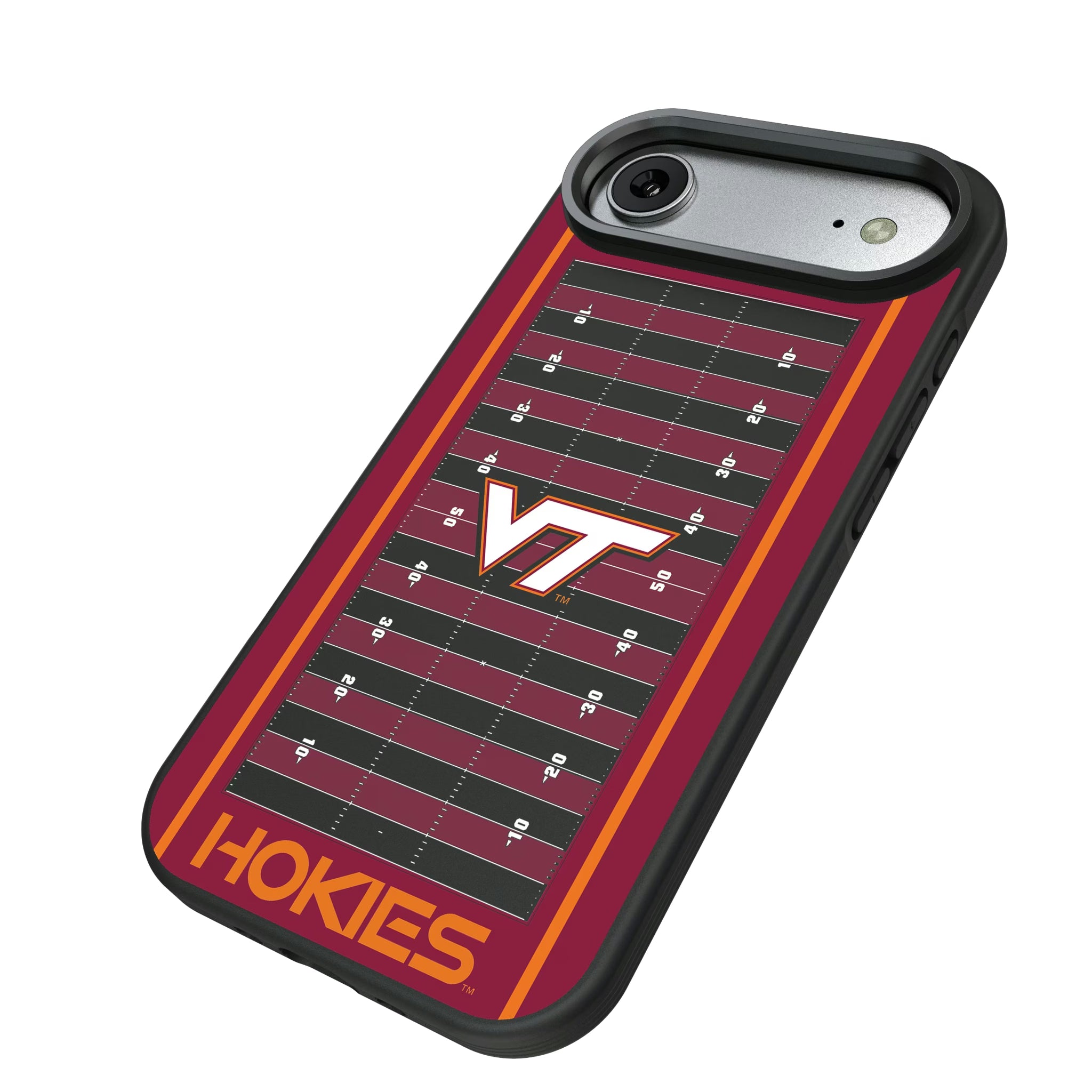 Virginia Tech Hokies Field iPhone Bump Phone Case for Apple iPhone - Isometric View#Device_iPhone Air