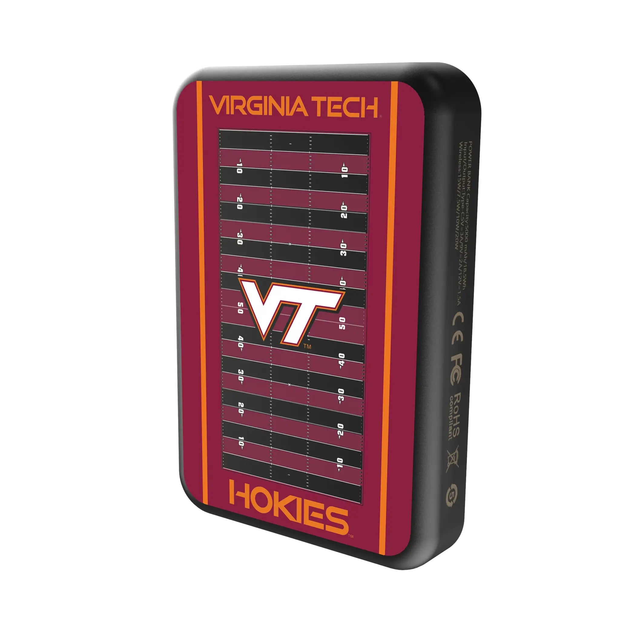 Virginia Tech Hokies Field Wireless Mag Power Bank