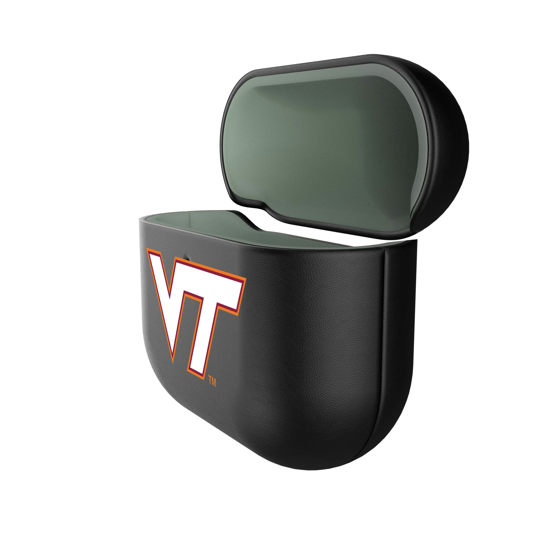 Virginia Tech Hokies Insignia AirPods AirPod Case Cover - Isometric View#Device_AirPods 4