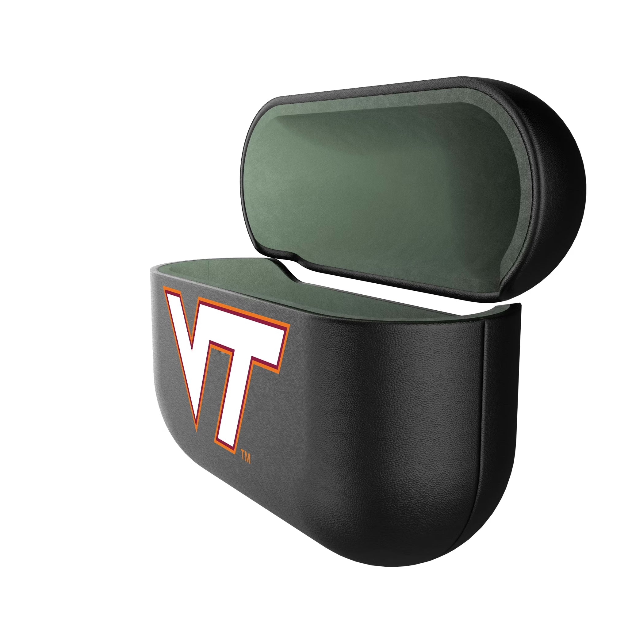 Virginia Tech Hokies Insignia AirPods AirPod Case Cover - Isometric View#Device_AirPods Pro 1st Gen