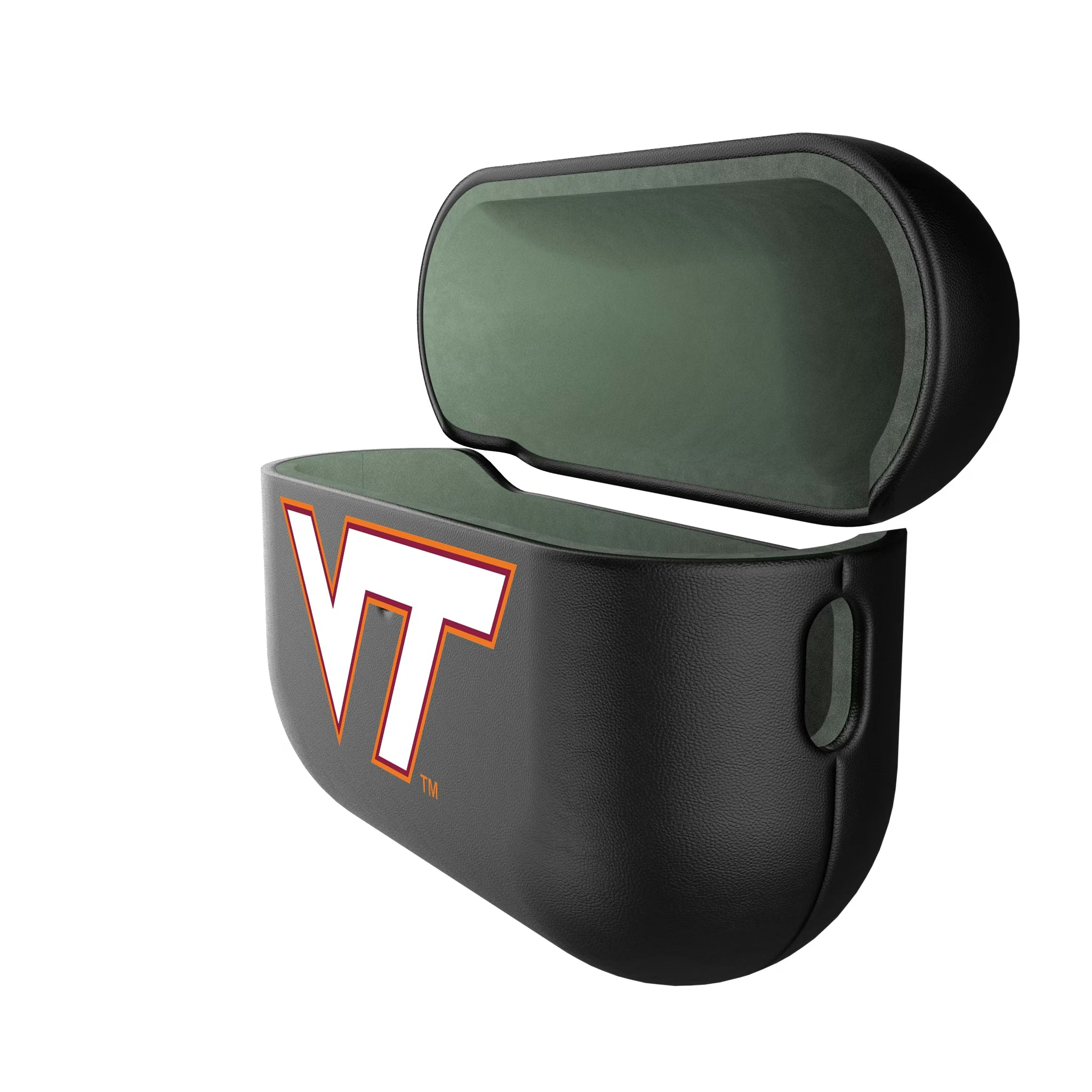 Virginia Tech Hokies Insignia AirPods AirPod Case Cover - Isometric View#Device_AirPods Pro 2nd Gen