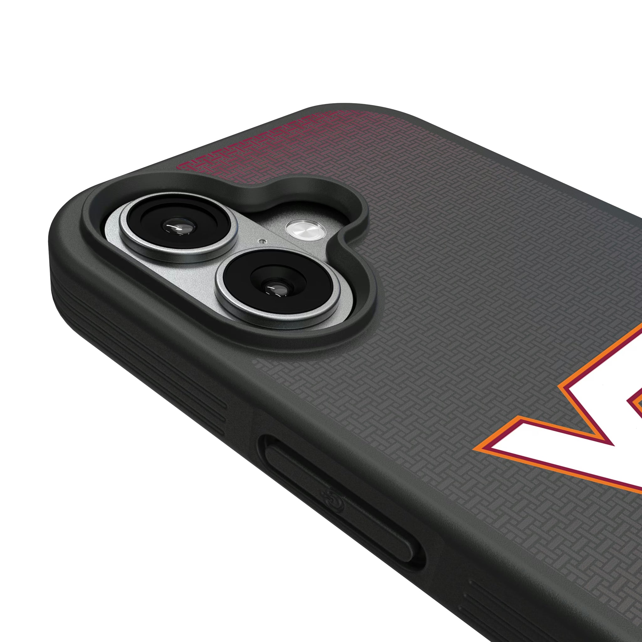 Virginia Tech Hokies Linen iPhone Bump Phone Case for Apple iPhone - Detail#Device_iPhone 17