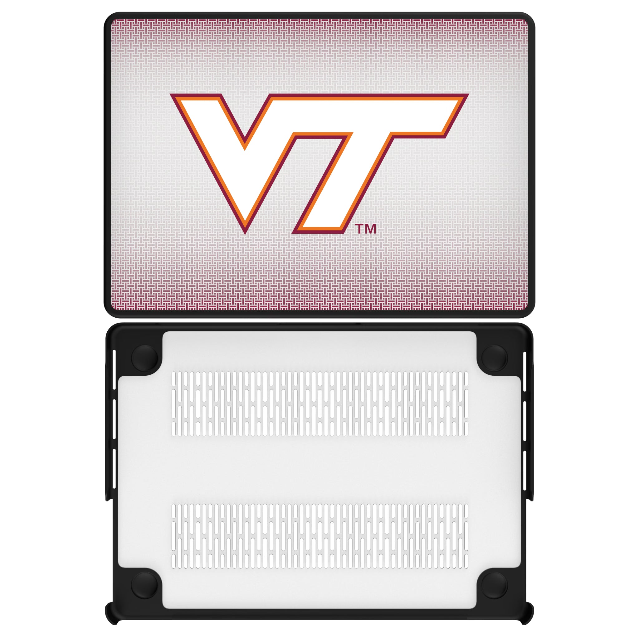 Virginia Tech Hokies Linen MacBook Laptop Case for Apple MacBook#Device_MacBook Pro (14-inch, 2021) / MacBook Pro (14-inch, 2023) / MacBook Pro (14-inch, 2024)