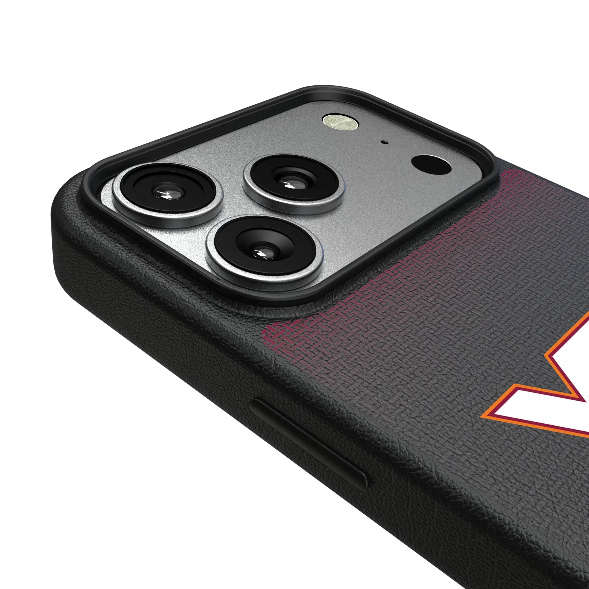 Virginia Tech Hokies Linen iPhone MagSafe Compatible Phone Case for Apple iPhone - Detail#Device_iPhone 17 Pro