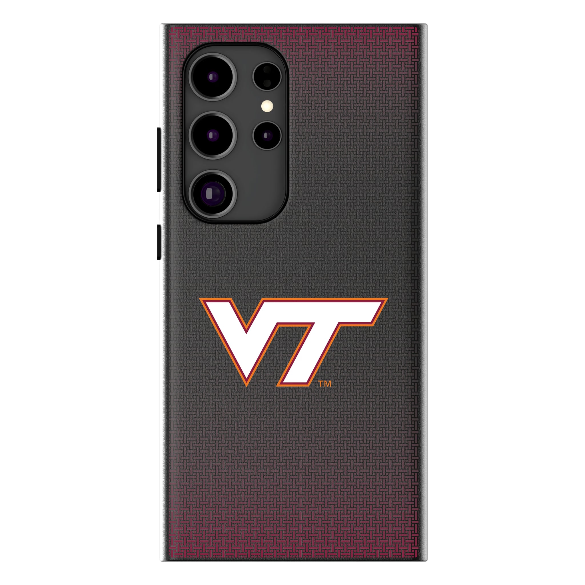 Virginia Tech Hokies Linen Galaxy MagSafe Compatible Phone Case for Samsung Galaxy