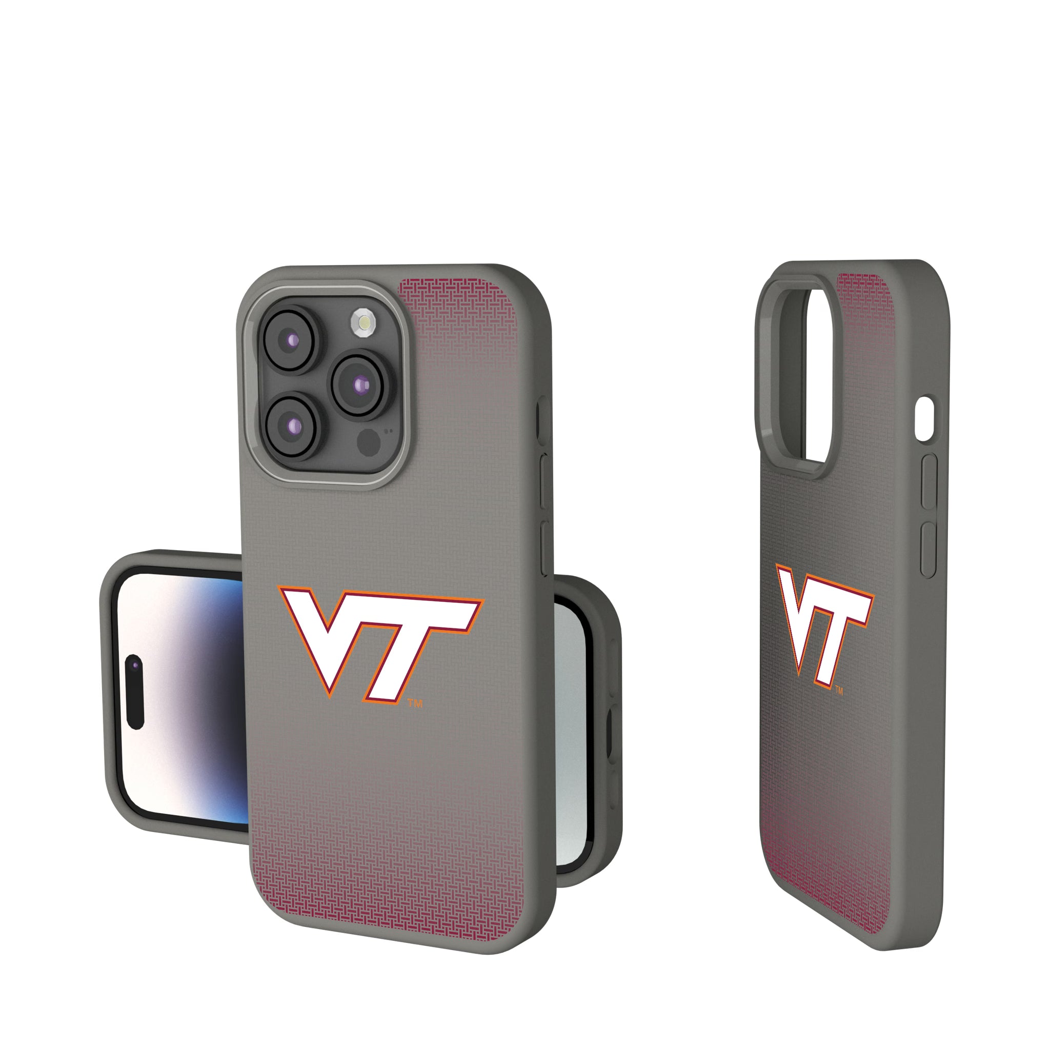 Virginia Tech Hokies Linen iPhone Soft Touch Phone Case for Apple iPhone