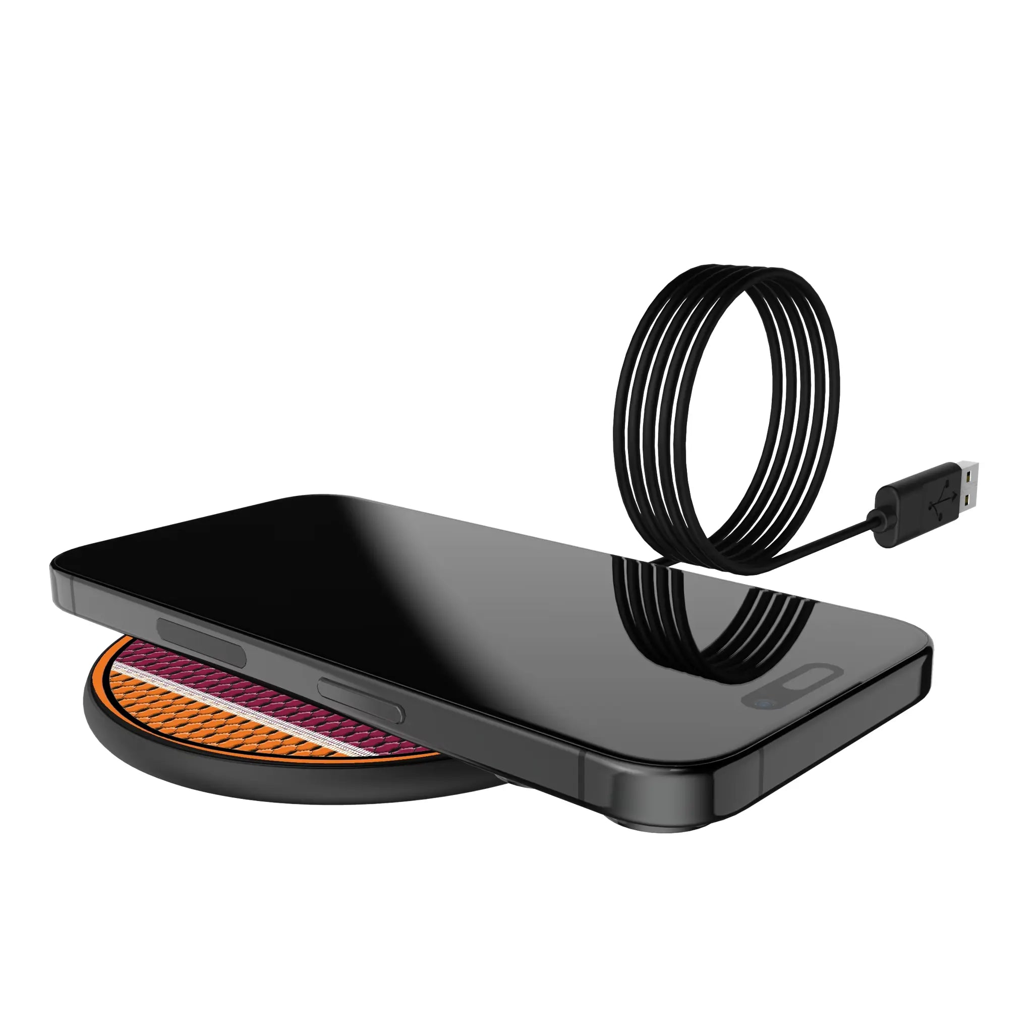 Virginia Tech Hokies Mesh 15-Watt Wireless Charger - Lifestyle