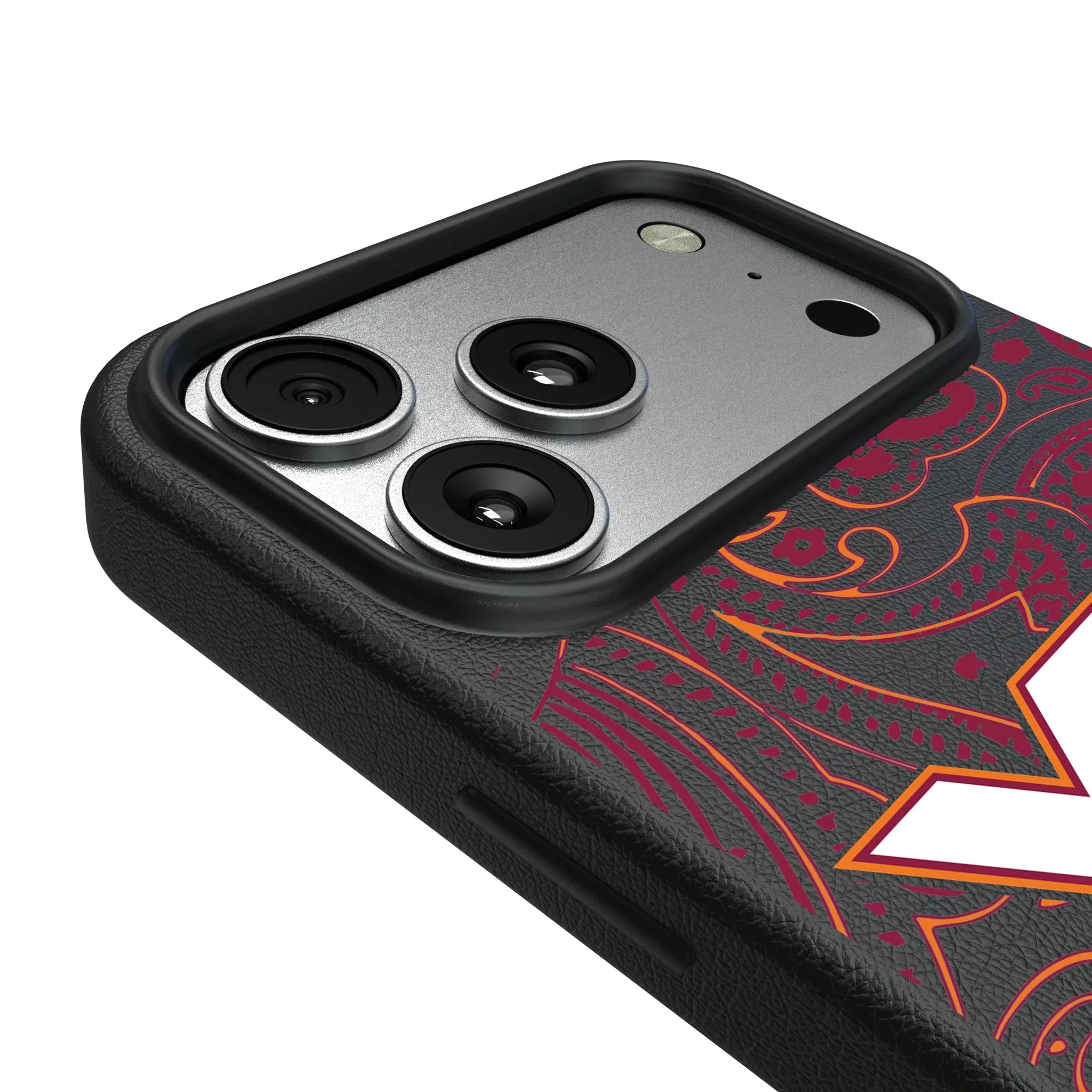 Virginia Tech Hokies Paisley iPhone MagSafe Compatible Phone Case for Apple iPhone - Detail#Device_iPhone 17 Pro Max