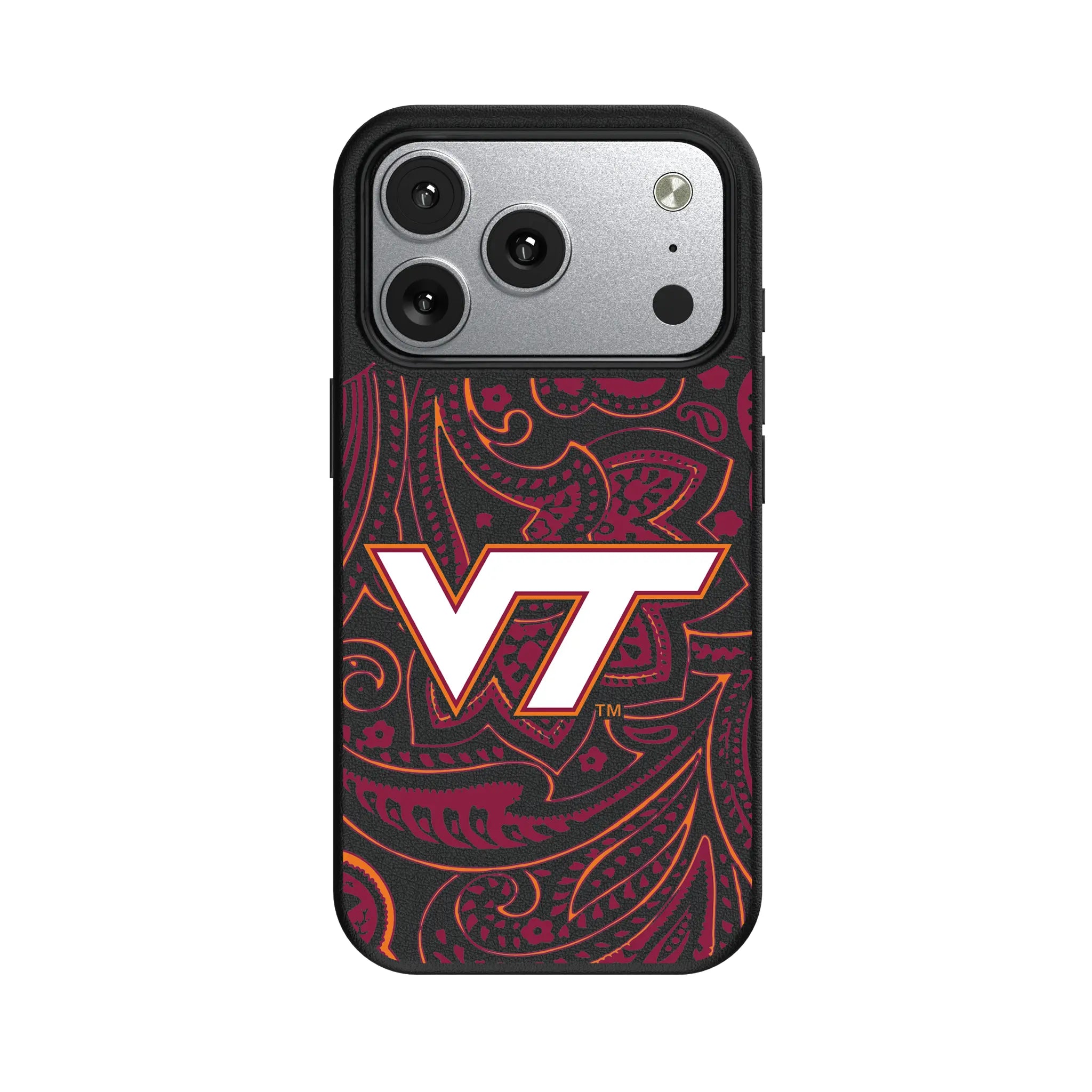 Virginia Tech Hokies Paisley iPhone MagSafe Compatible Phone Case for Apple iPhone#Device_iPhone 17 Pro