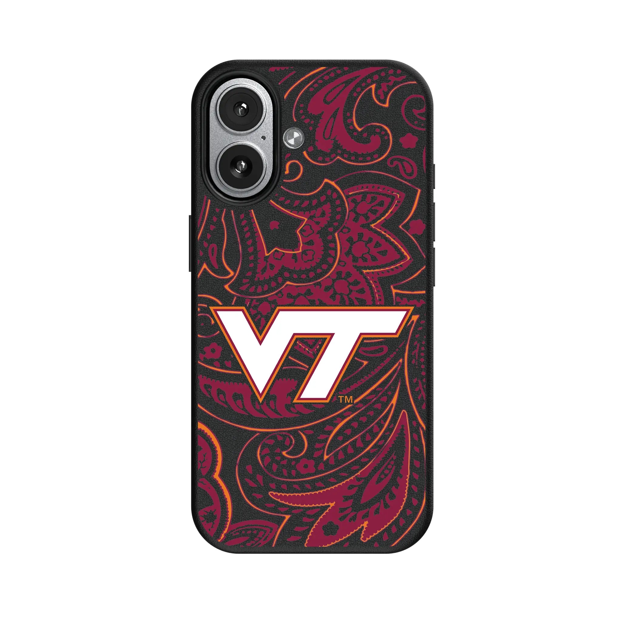 Virginia Tech Hokies Paisley iPhone MagSafe Compatible Phone Case for Apple iPhone#Device_iPhone 17