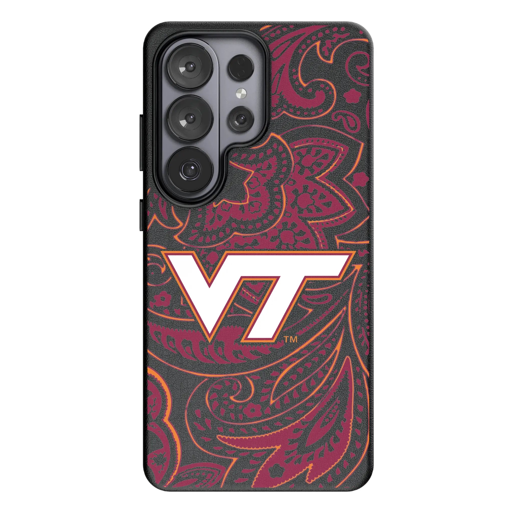 Virginia Tech Hokies Paisley Galaxy MagSafe Compatible Phone Case for Samsung Galaxy#Device_Galaxy S26 Ultra