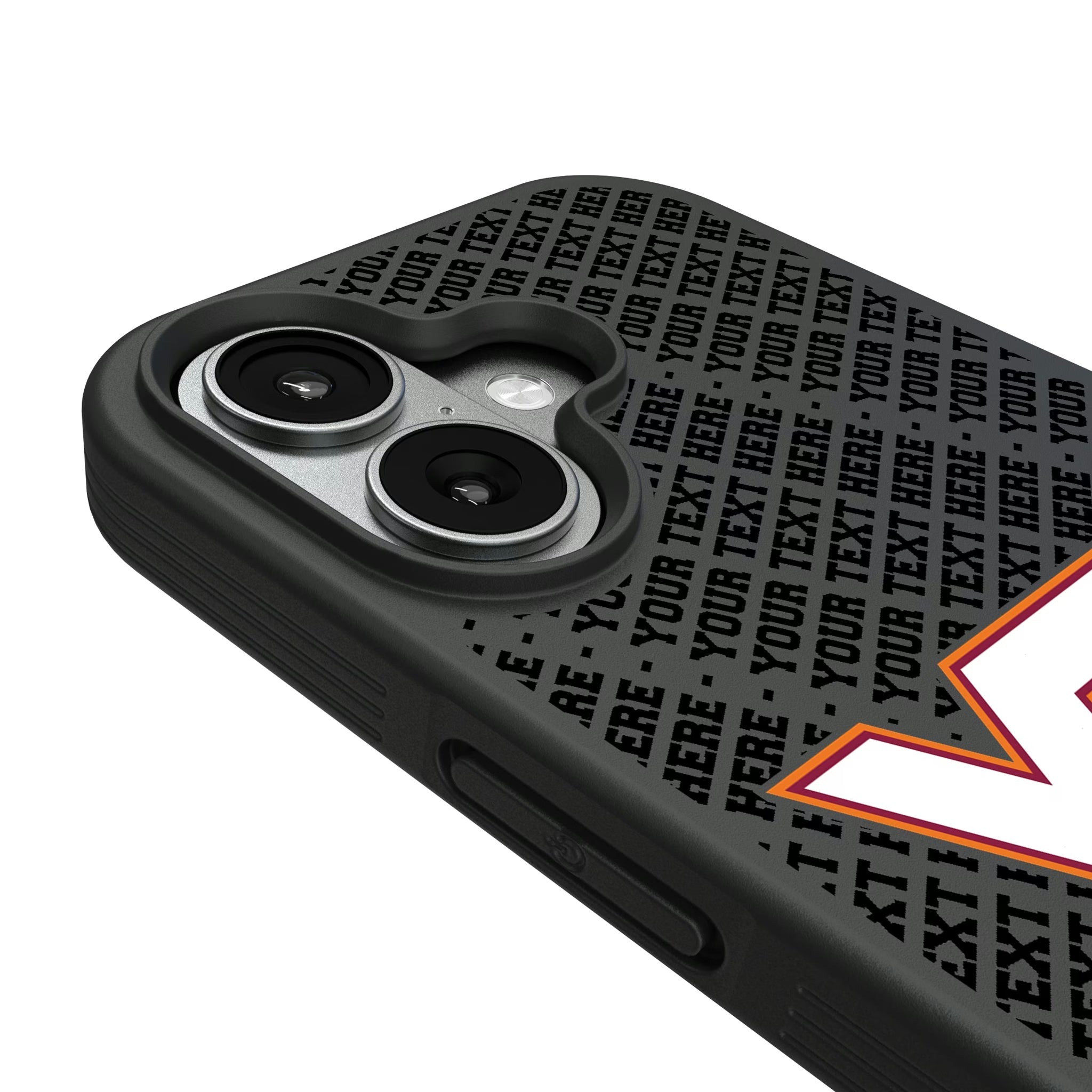 Virginia Tech Hokies Personalized EndZone Plus iPhone Bump Phone Case for Apple iPhone - Detail#Device_iPhone 17