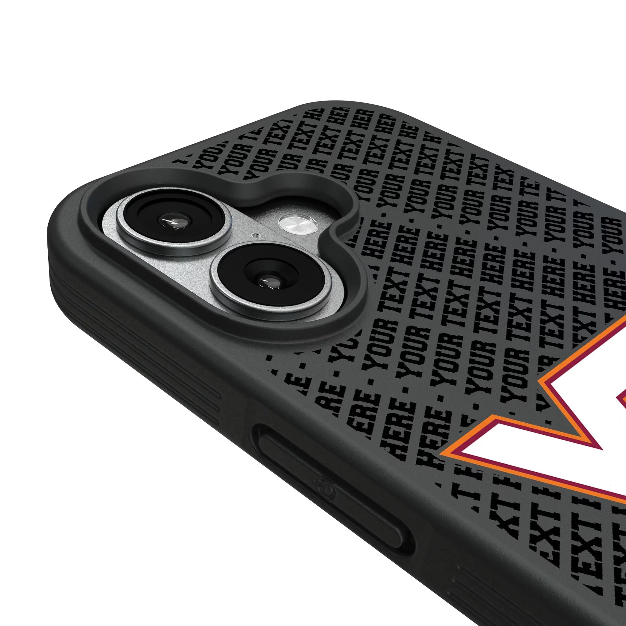 Virginia Tech Hokies Personalized EndZone Plus iPhone Bump Phone Case for Apple iPhone - Detail#Device_iPhone 17