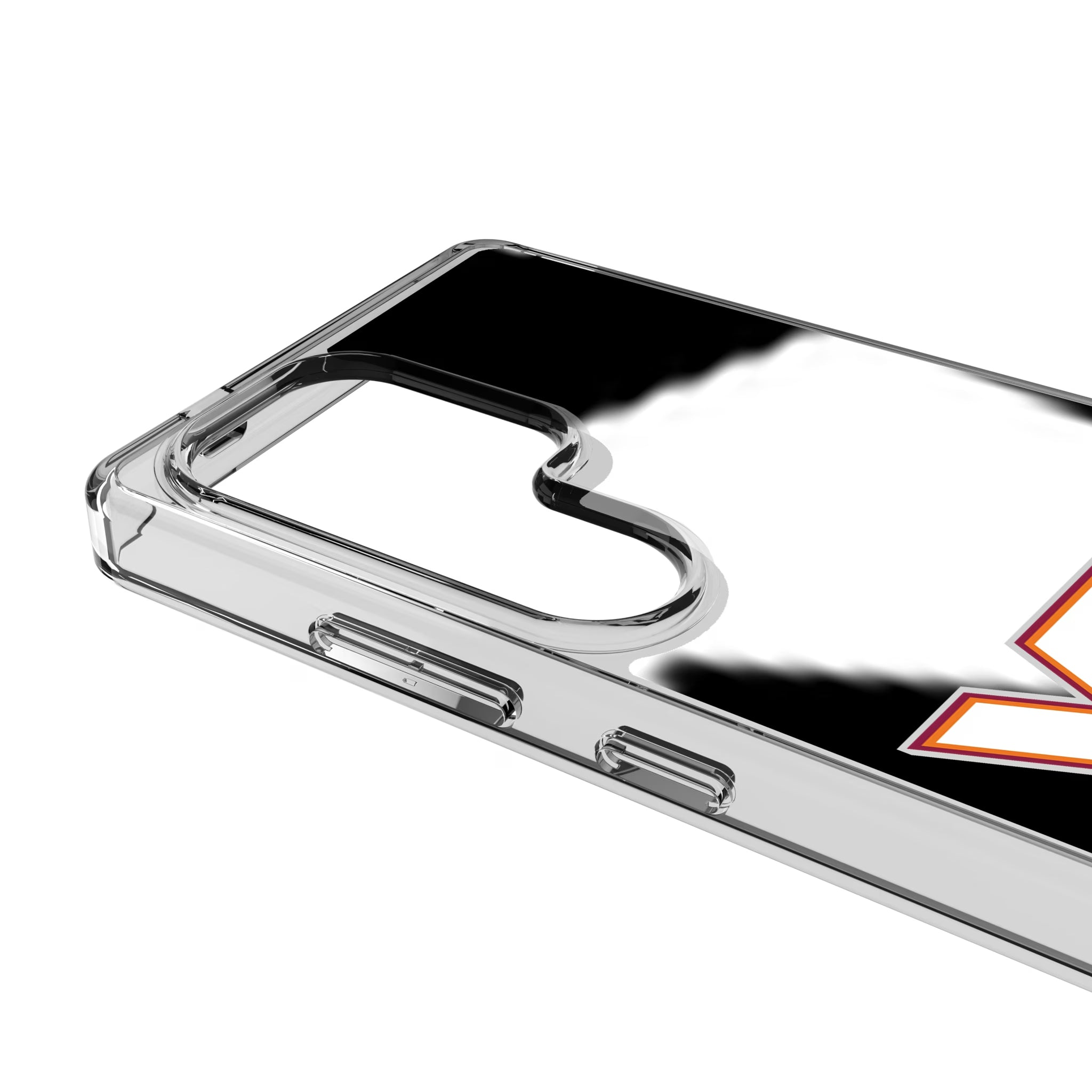 Virginia Tech Hokies Personalized EndZone Plus Galaxy Clear Phone Case for Samsung Galaxy - Detail