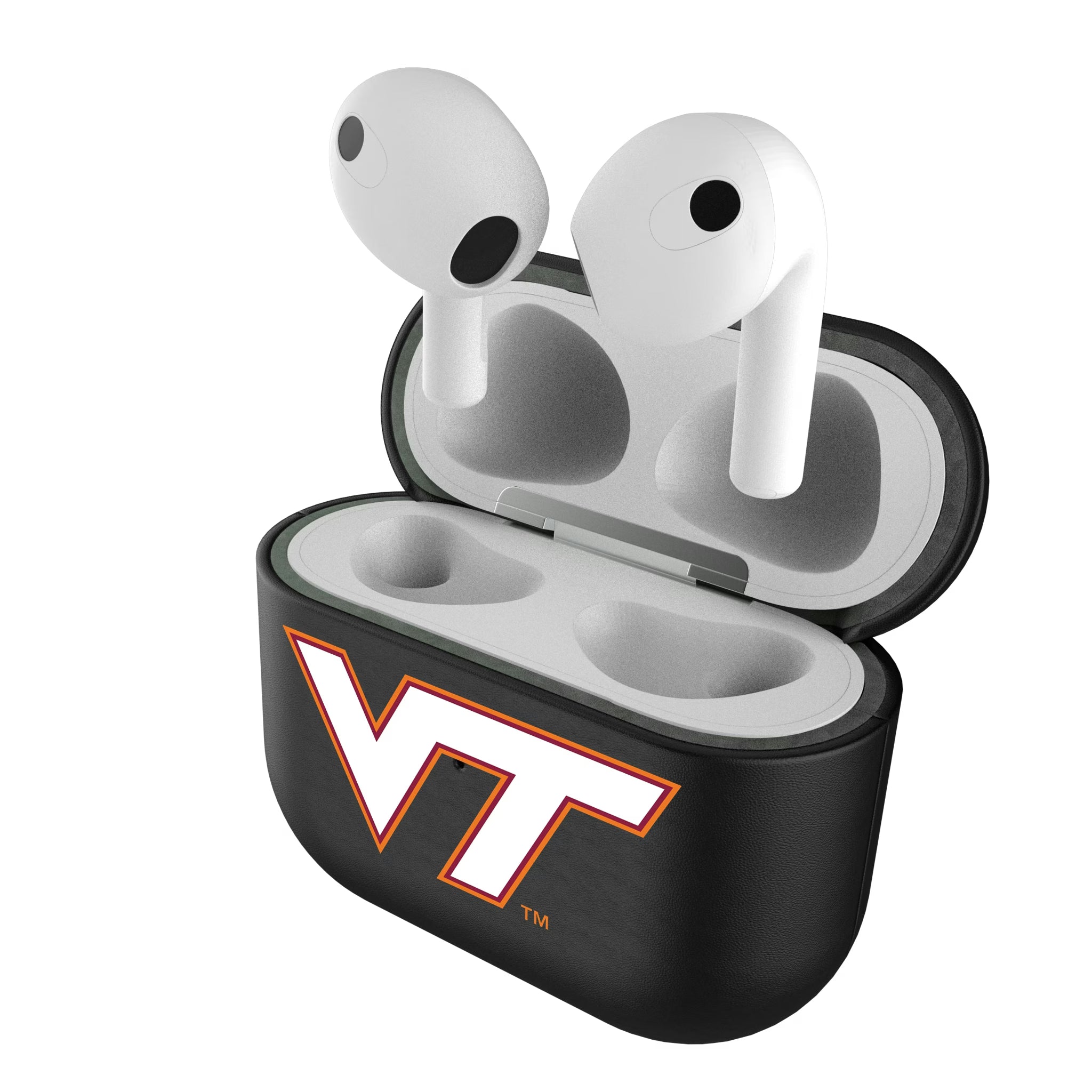 Virginia Tech Hokies Personalized Insignia AirPods AirPod Case Cover#Device_AirPods 3rd Gen
