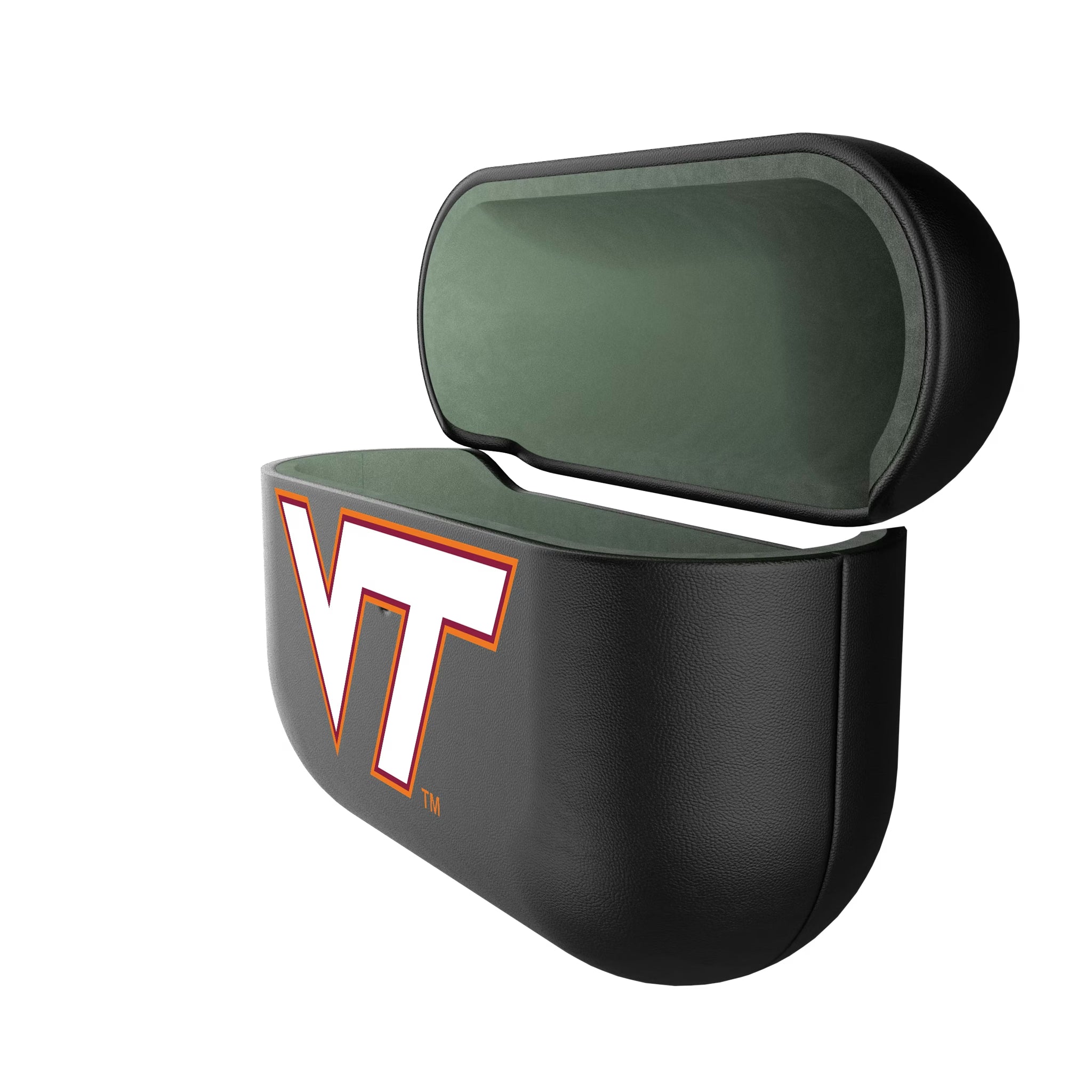 Virginia Tech Hokies Personalized Insignia AirPods AirPod Case Cover - Isometric View#Device_AirPods Pro 1st Gen