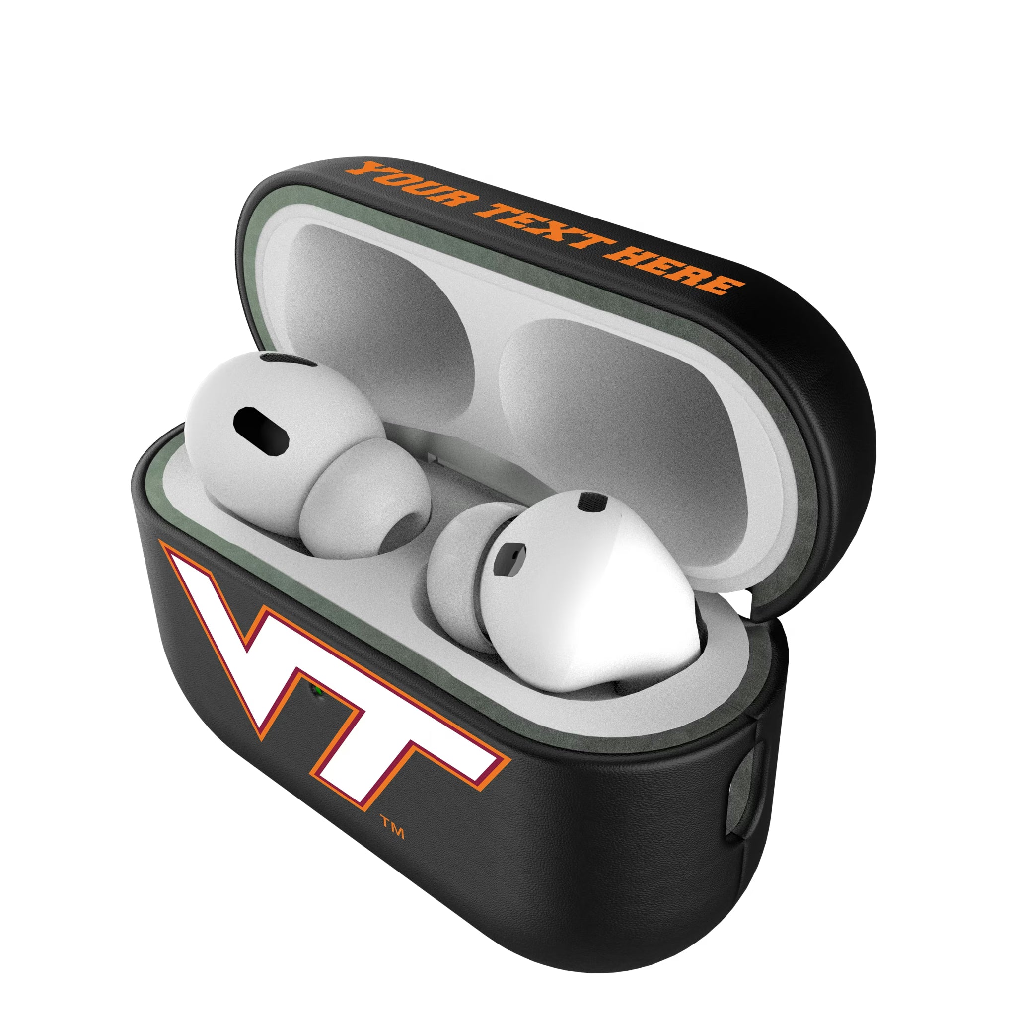 Virginia Tech Hokies Personalized Insignia AirPods AirPod Case Cover#Device_AirPods Pro 2nd Gen