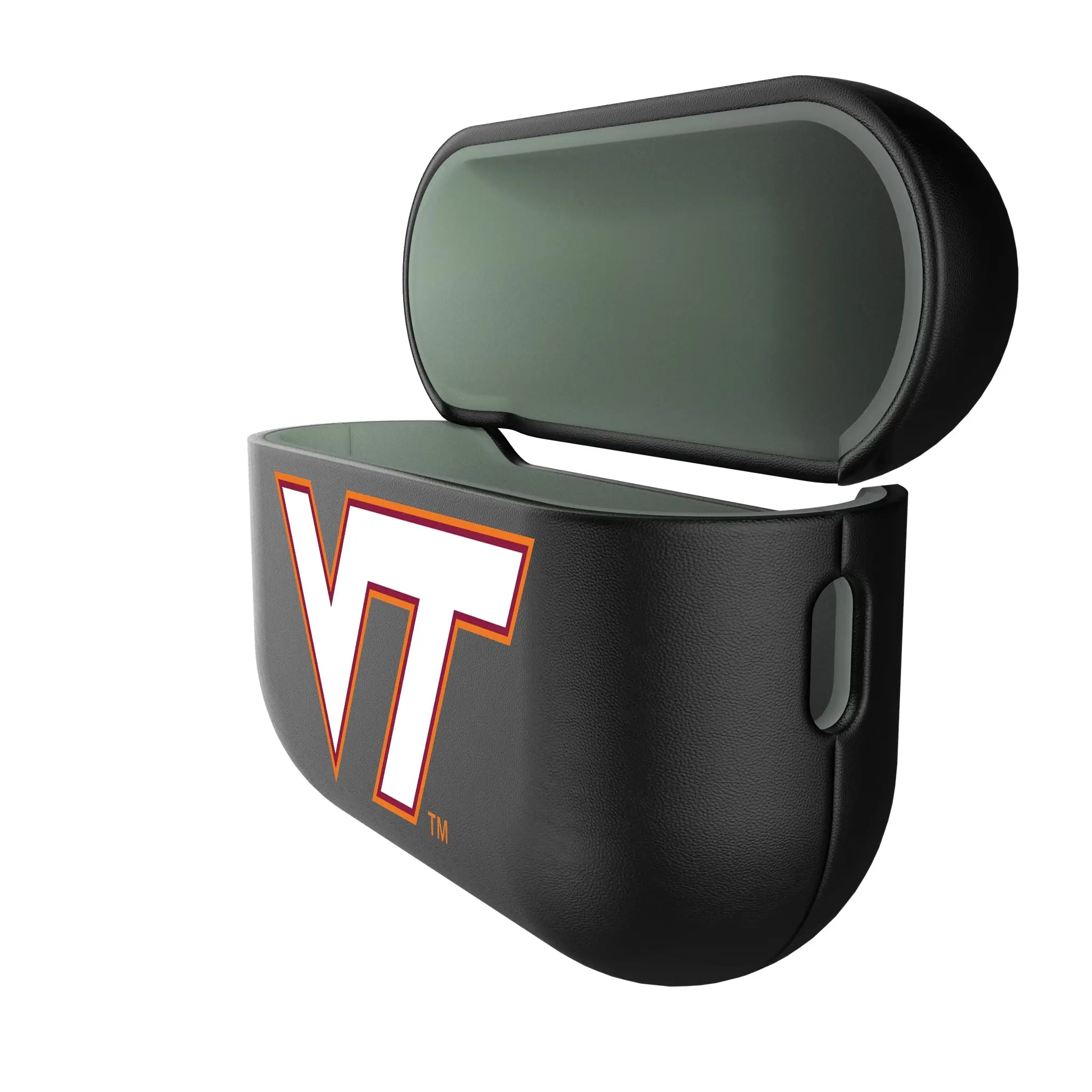 Virginia Tech Hokies Personalized Insignia AirPods AirPod Case Cover - Isometric View#Device_AirPods Pro 3