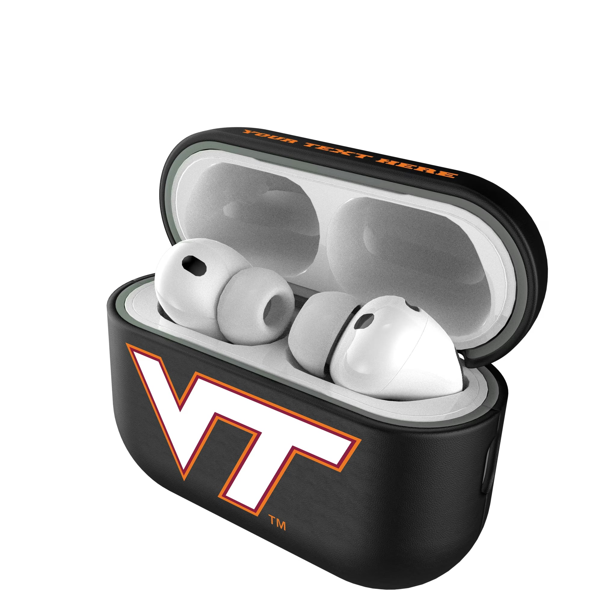 Virginia Tech Hokies Personalized Insignia AirPods AirPod Case Cover#Device_AirPods Pro 3