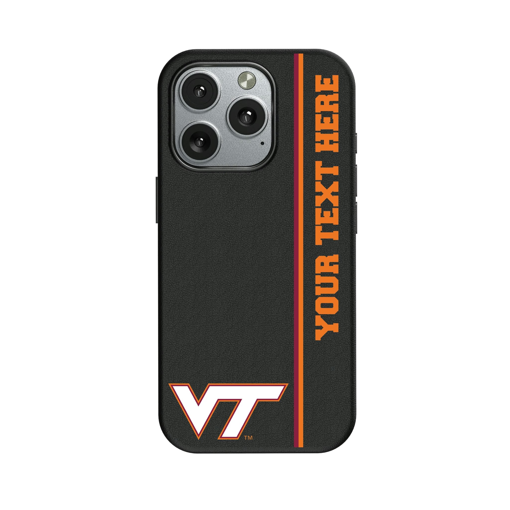 Virginia Tech Hokies Personalized Sidebard iPhone MagSafe Compatible Phone Case for Apple iPhone